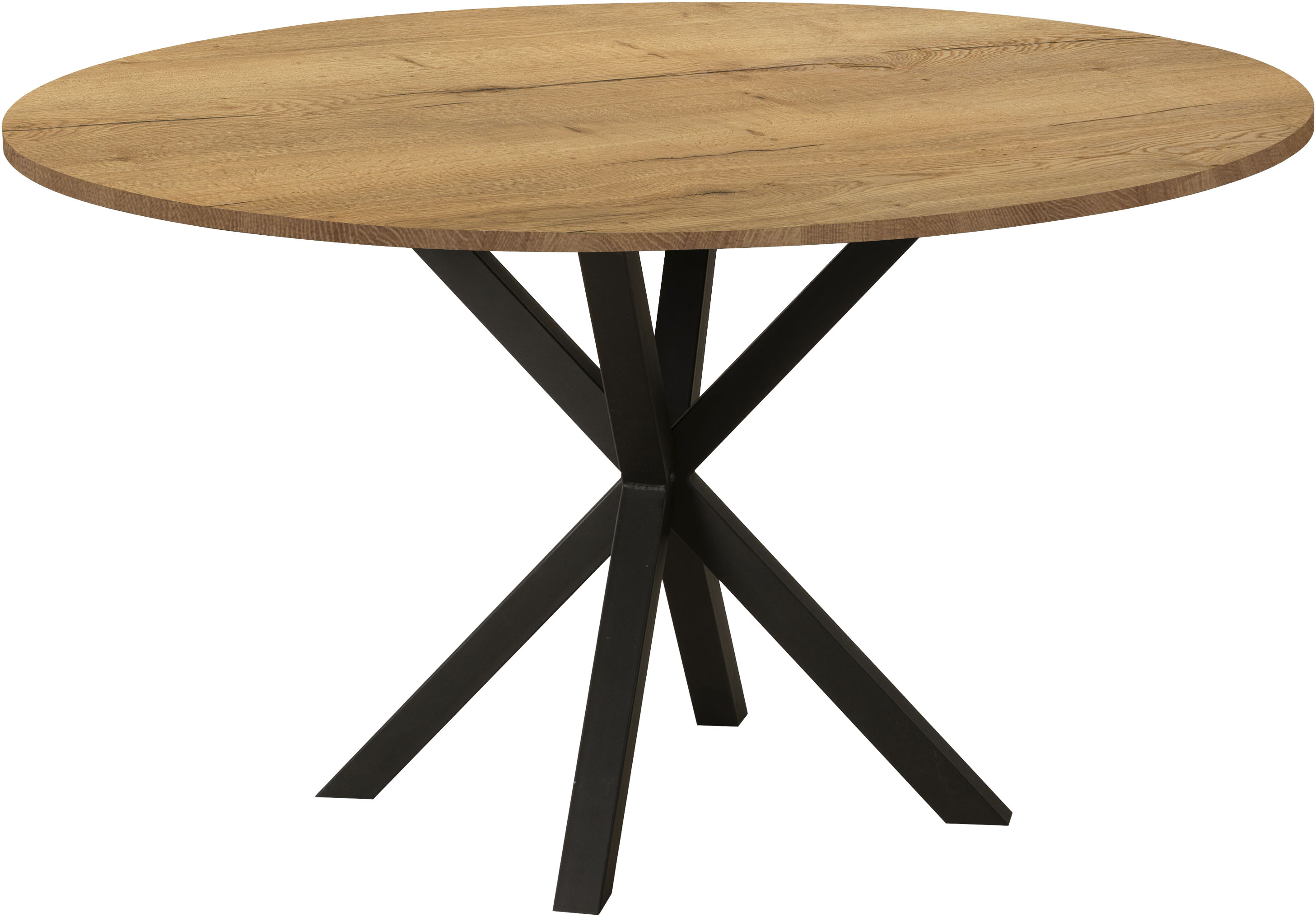 OMG Design Esstisch "Kent" 1 Stk. tlg. Hochwertige Melamin-Tischplatte mit Metallgestell