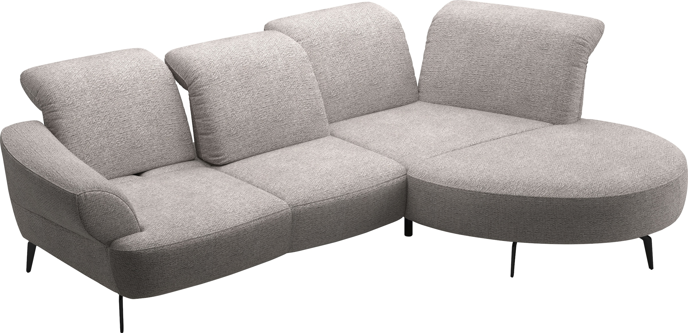 sit&more Ecksofa »Dance«, inkl.System Click&Seat und Sitztiefenverstellung