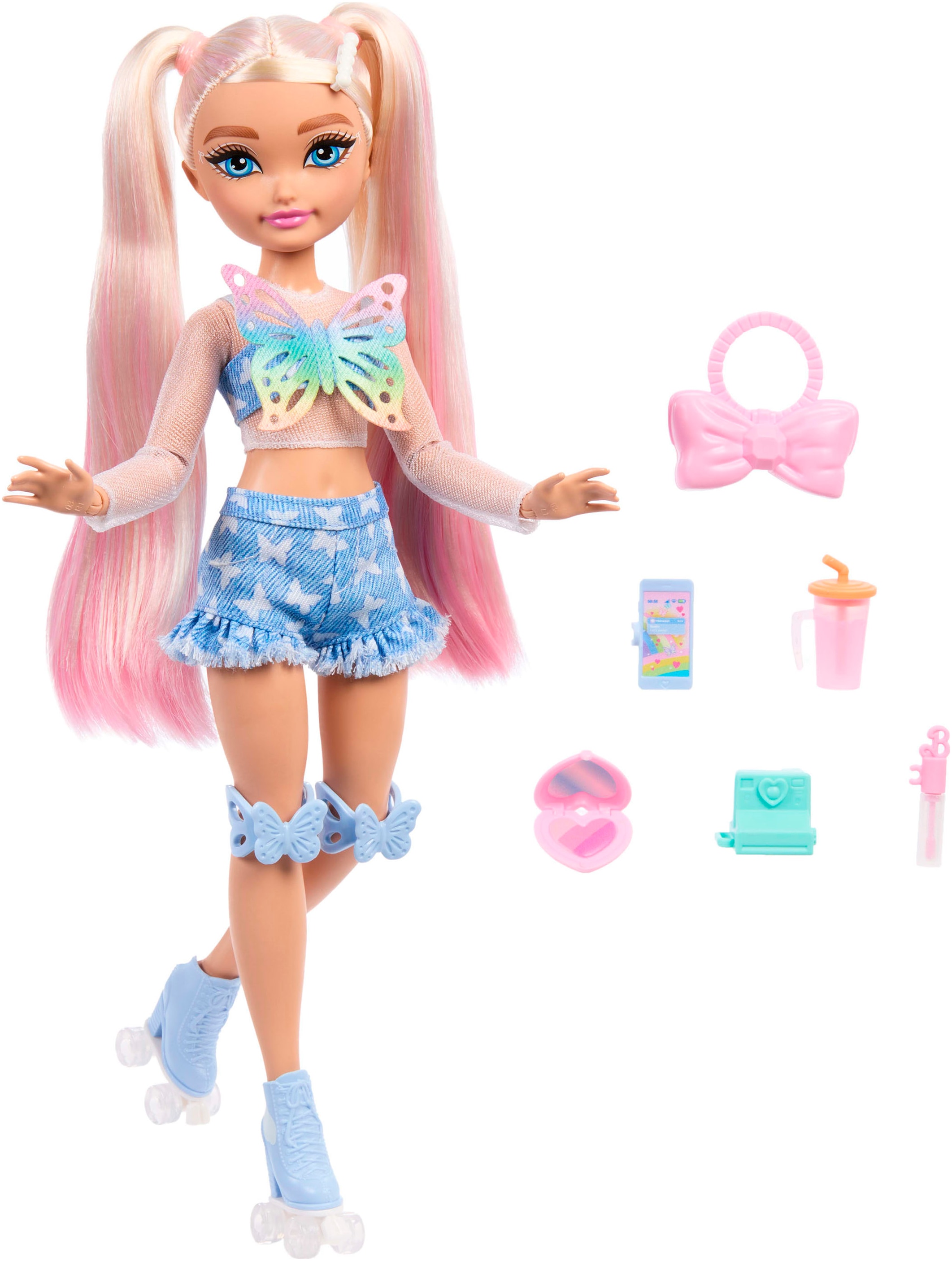 Barbie Anziehpuppe »Barbie Dream Besties Rollschuh-Party Malibu«