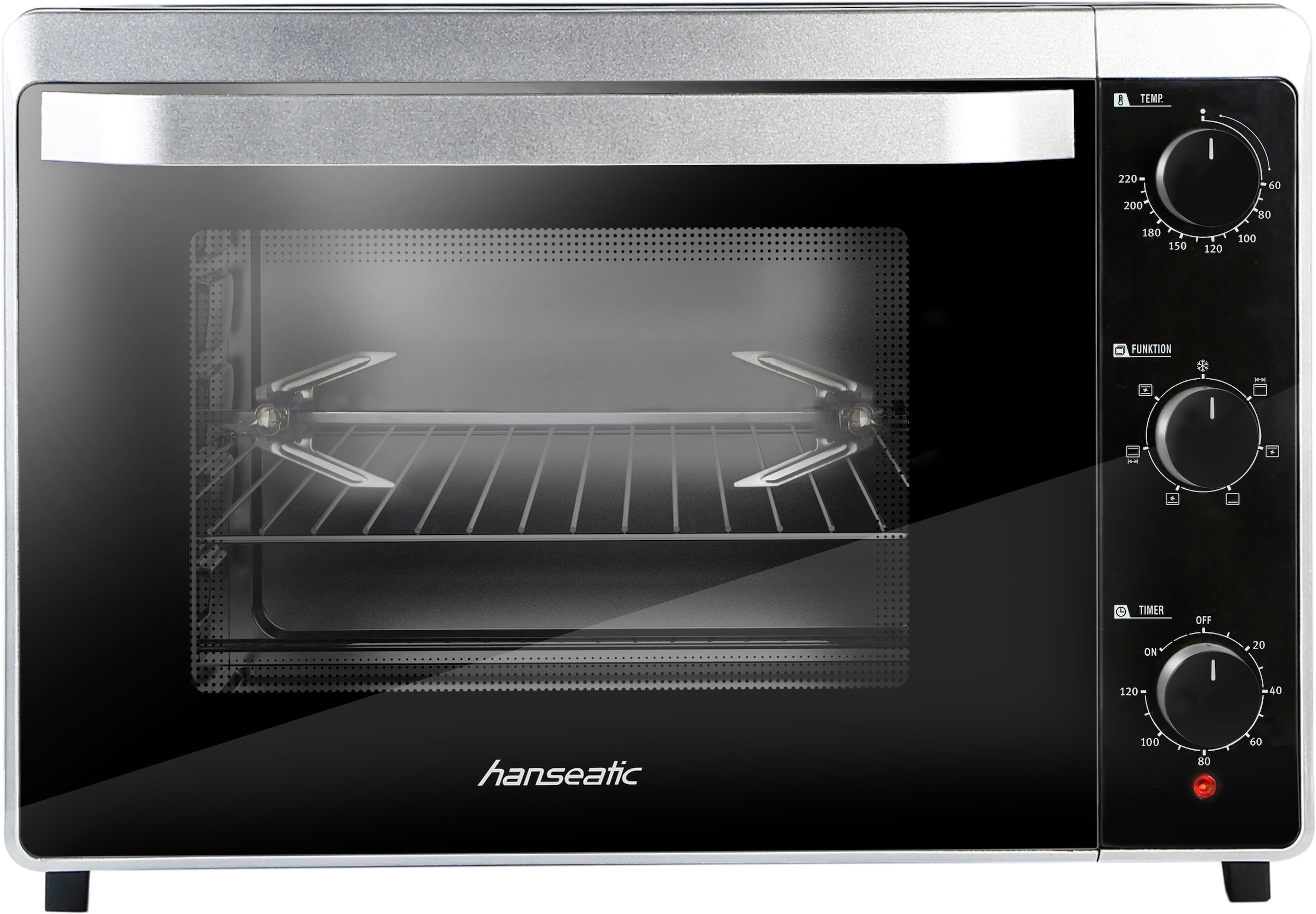 Hanseatic Minibackofen »OT42ML«, mit großem Volumen 42 Liter