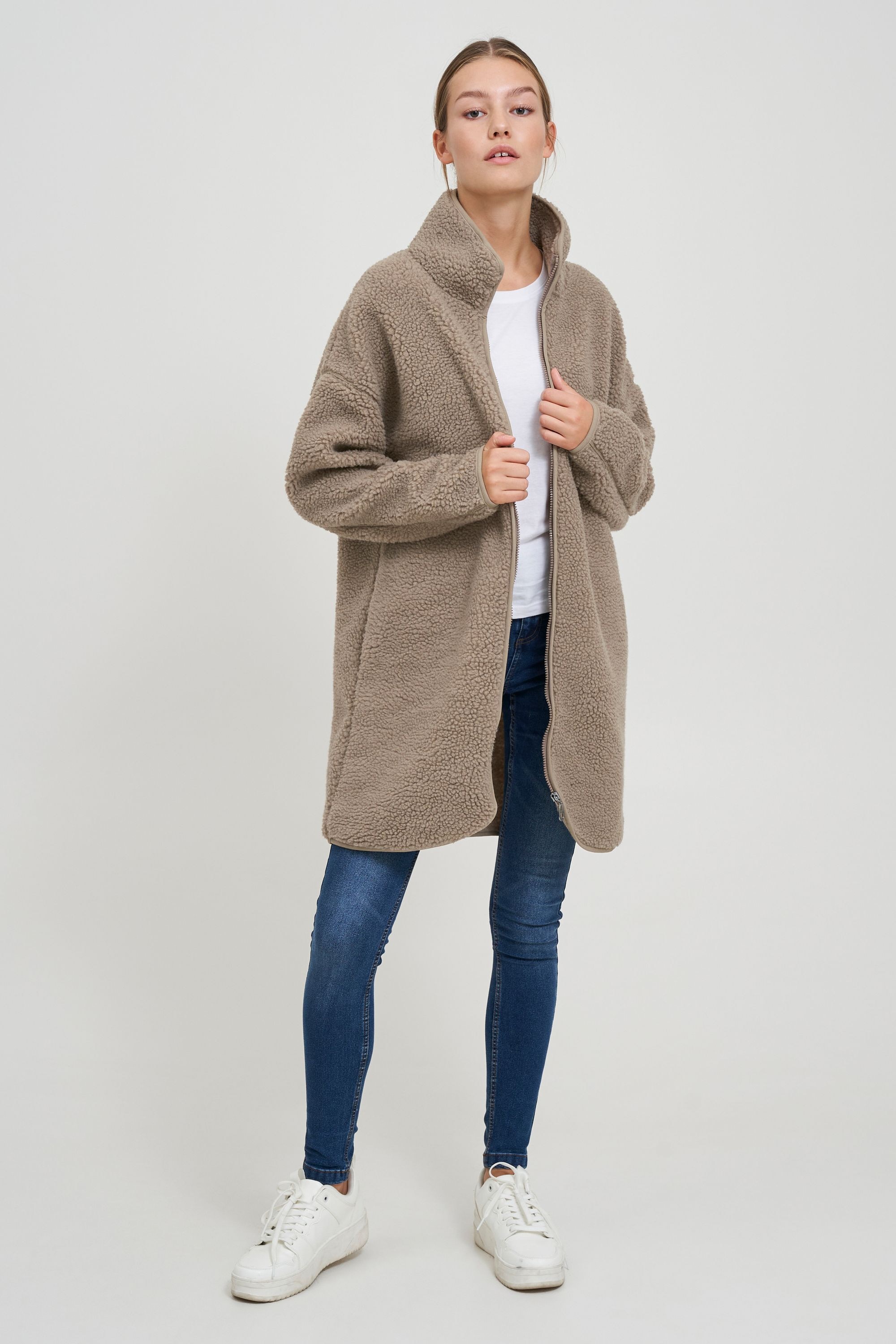 OXMO Sweatjacke »Kurzmantel OXTova«