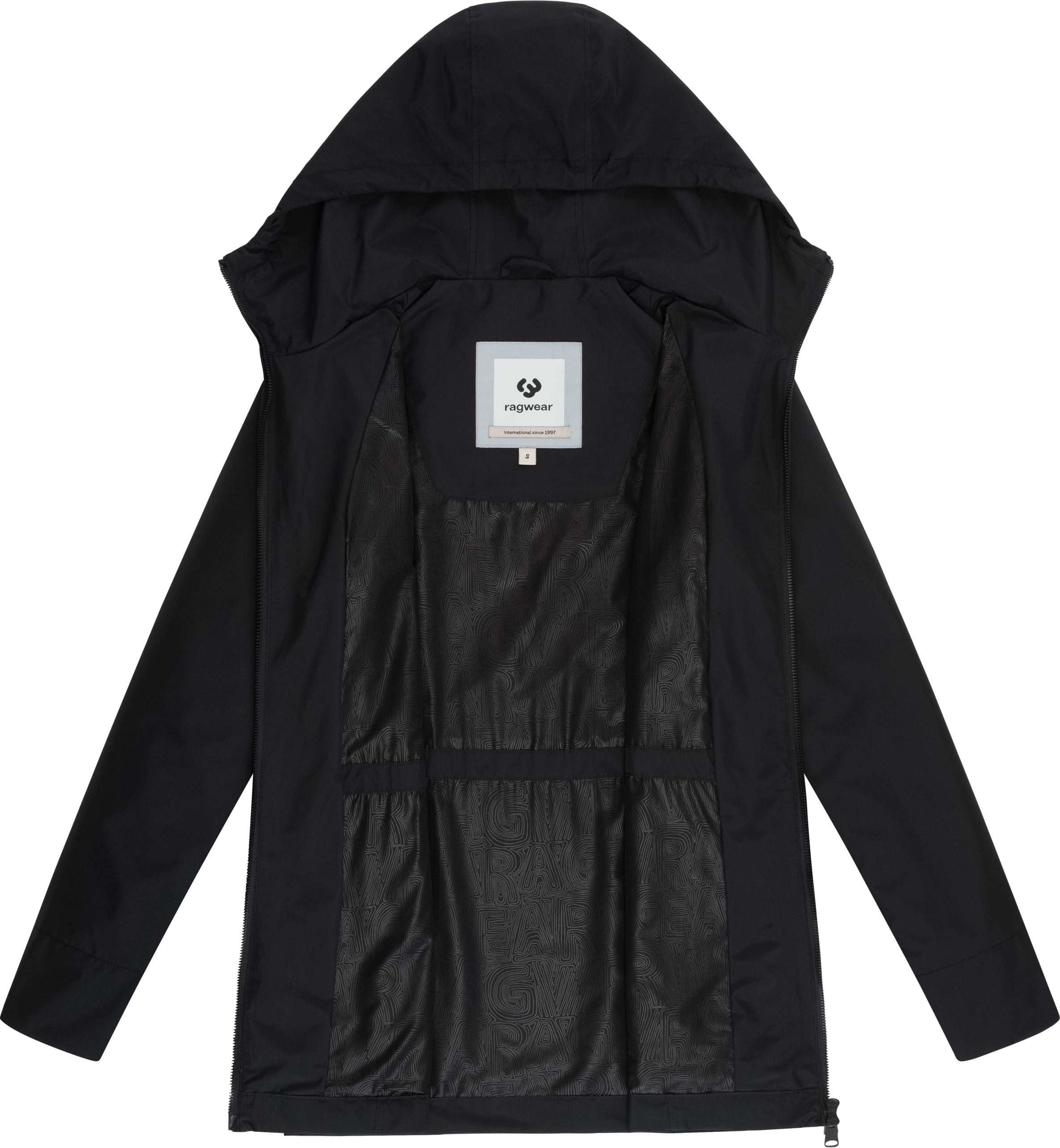 Ragwear Funktionsjacke »Monadetta A«, mit Kapuze, Wasserdichte und atmungsaktive Übergangsjacke mit Kapuze