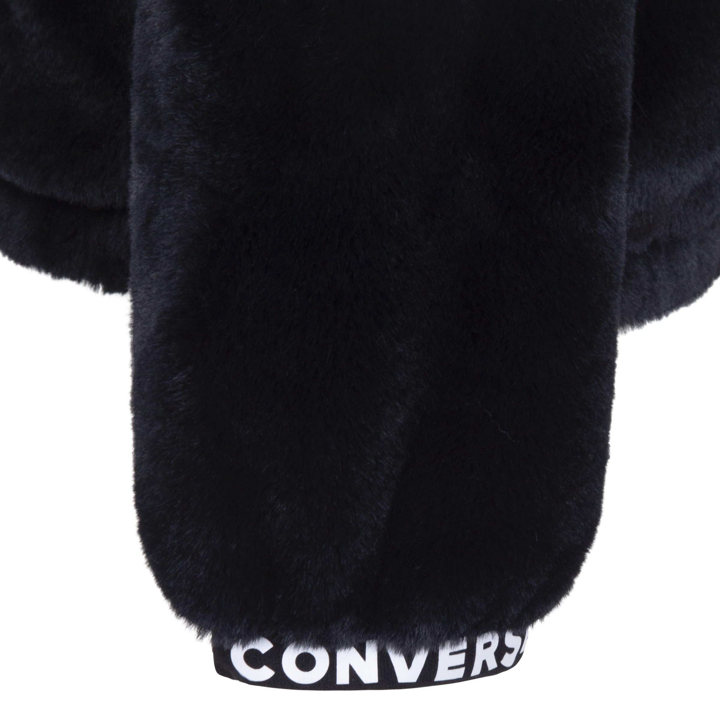 Converse Outdoorjacke »FAUX FUR JKT - für Kinder«, mit Kapuze