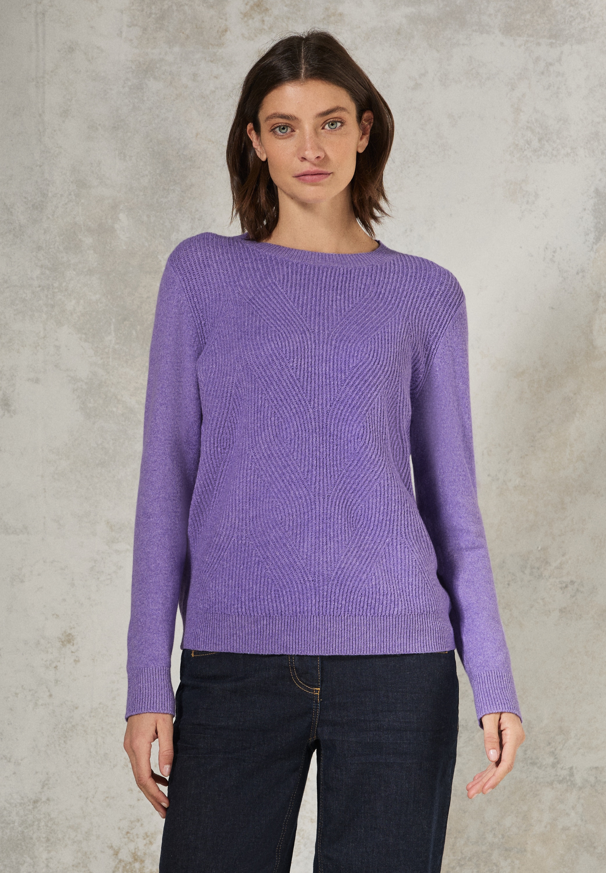 Cecil Strickpullover, aus Baumwolle mit Stretchanteil günstig online kaufen