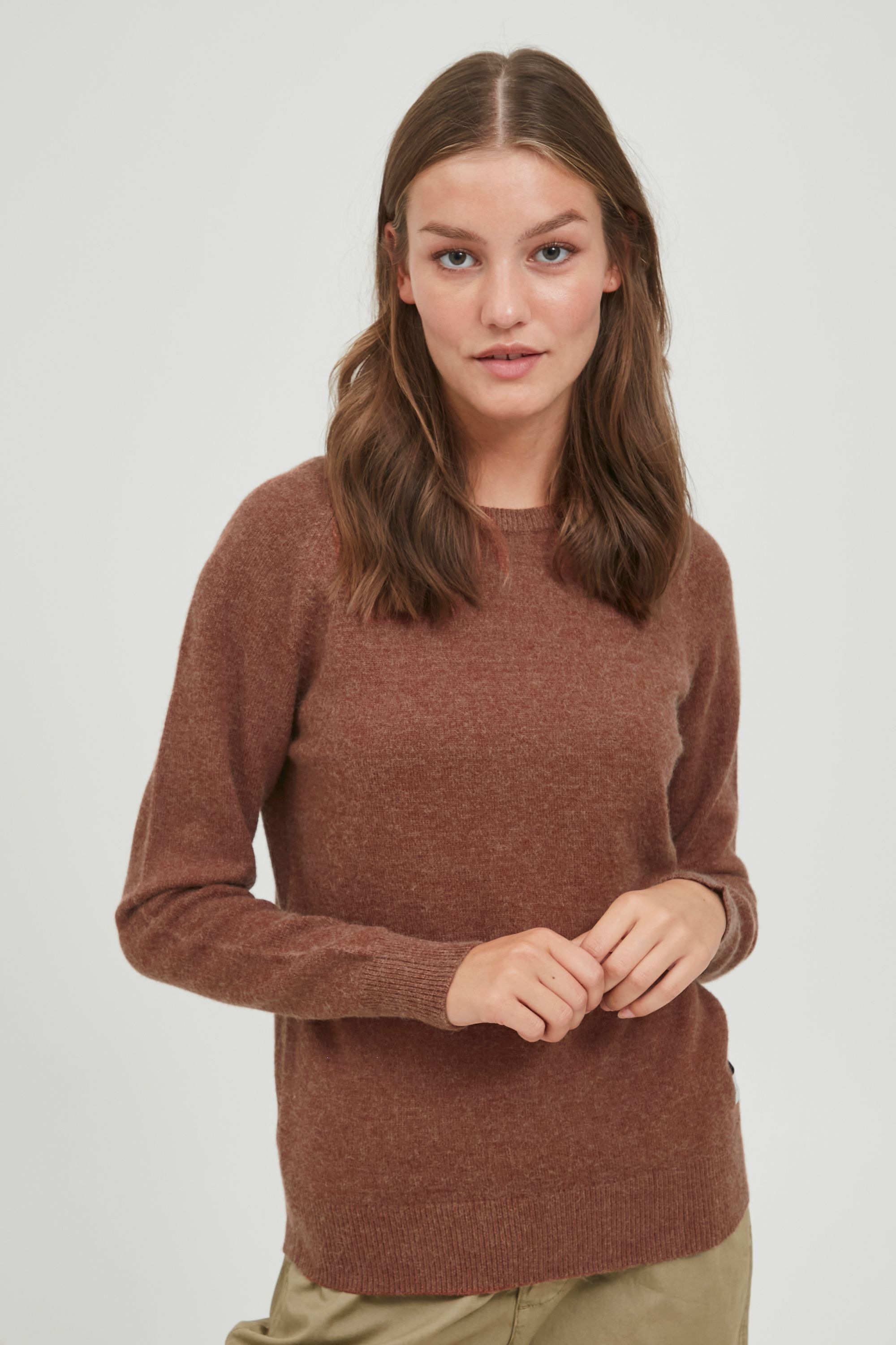 OXMO Strickfleece-Pullover "Strickpullover OXMaria" günstig online kaufen
