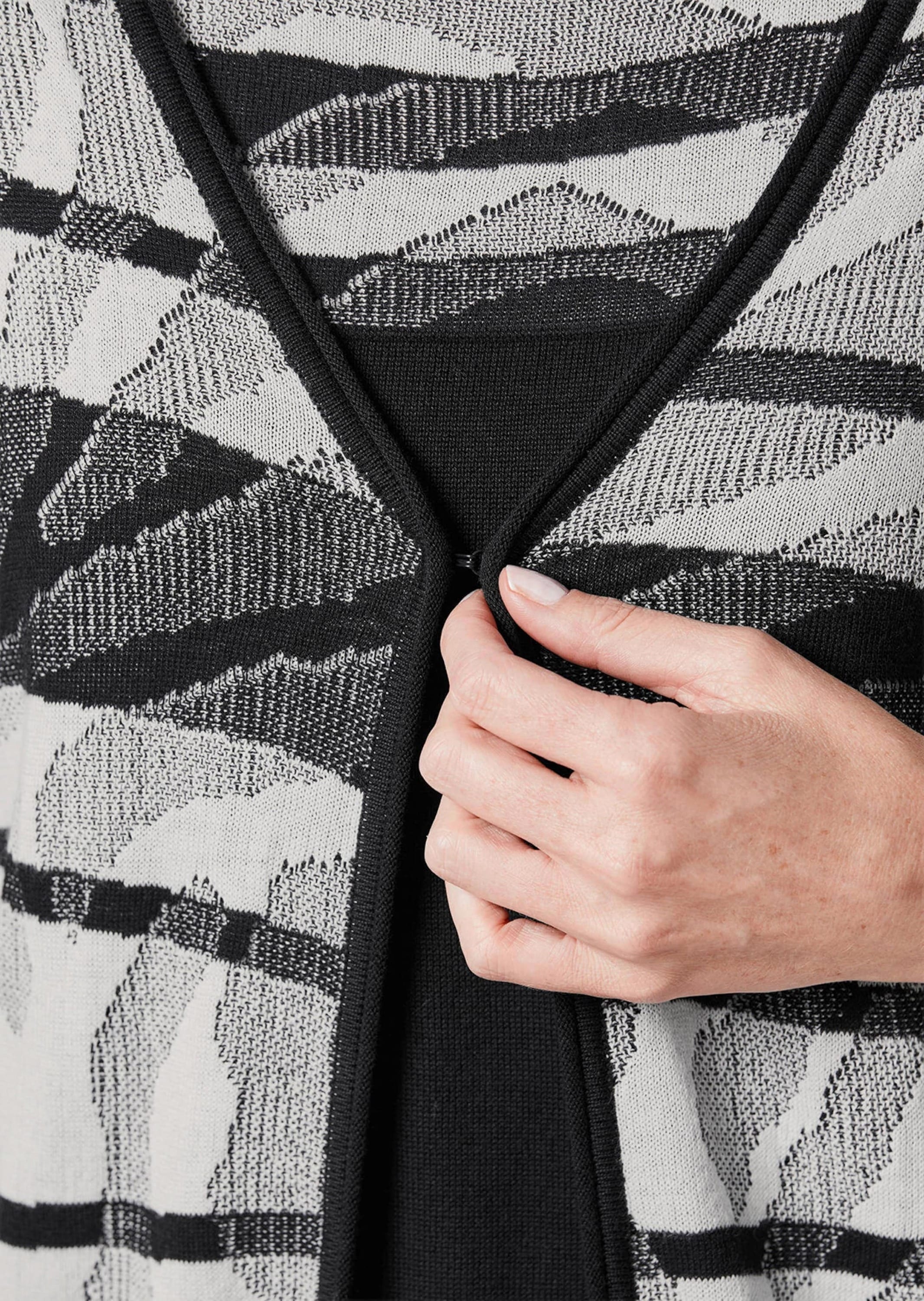 GOLDNER Strickjacke »Strickjacke Strickjacke mit V-Ausschnitt«