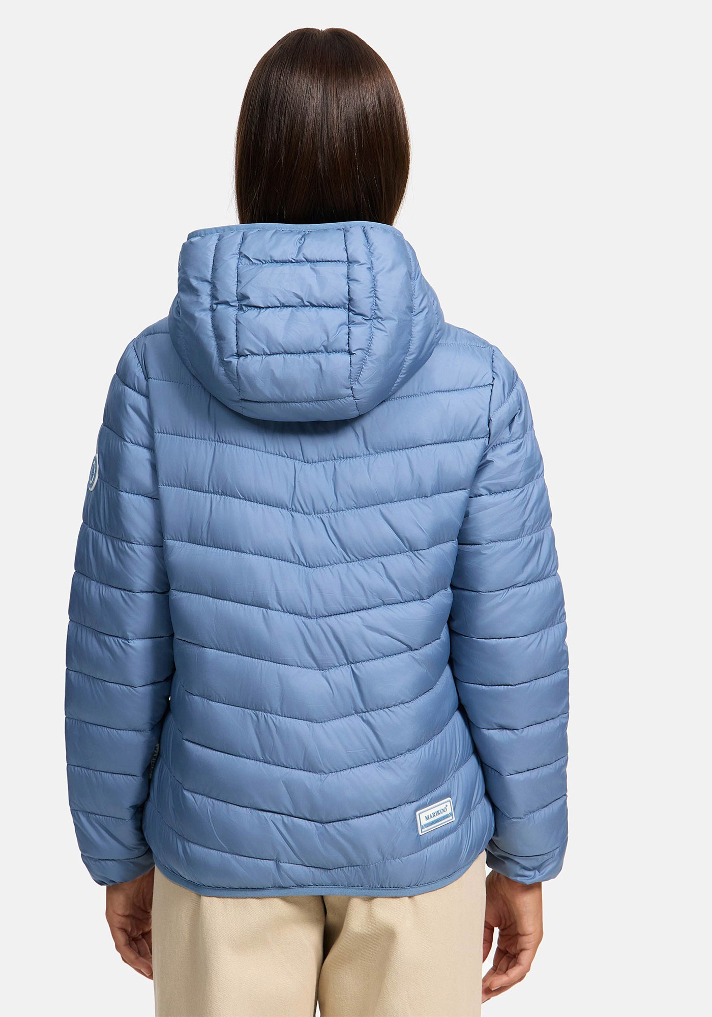 Marikoo Winterjacke »Pack mich ein«, Mit Kapuze und Beutel zum Verstauen der Jacke