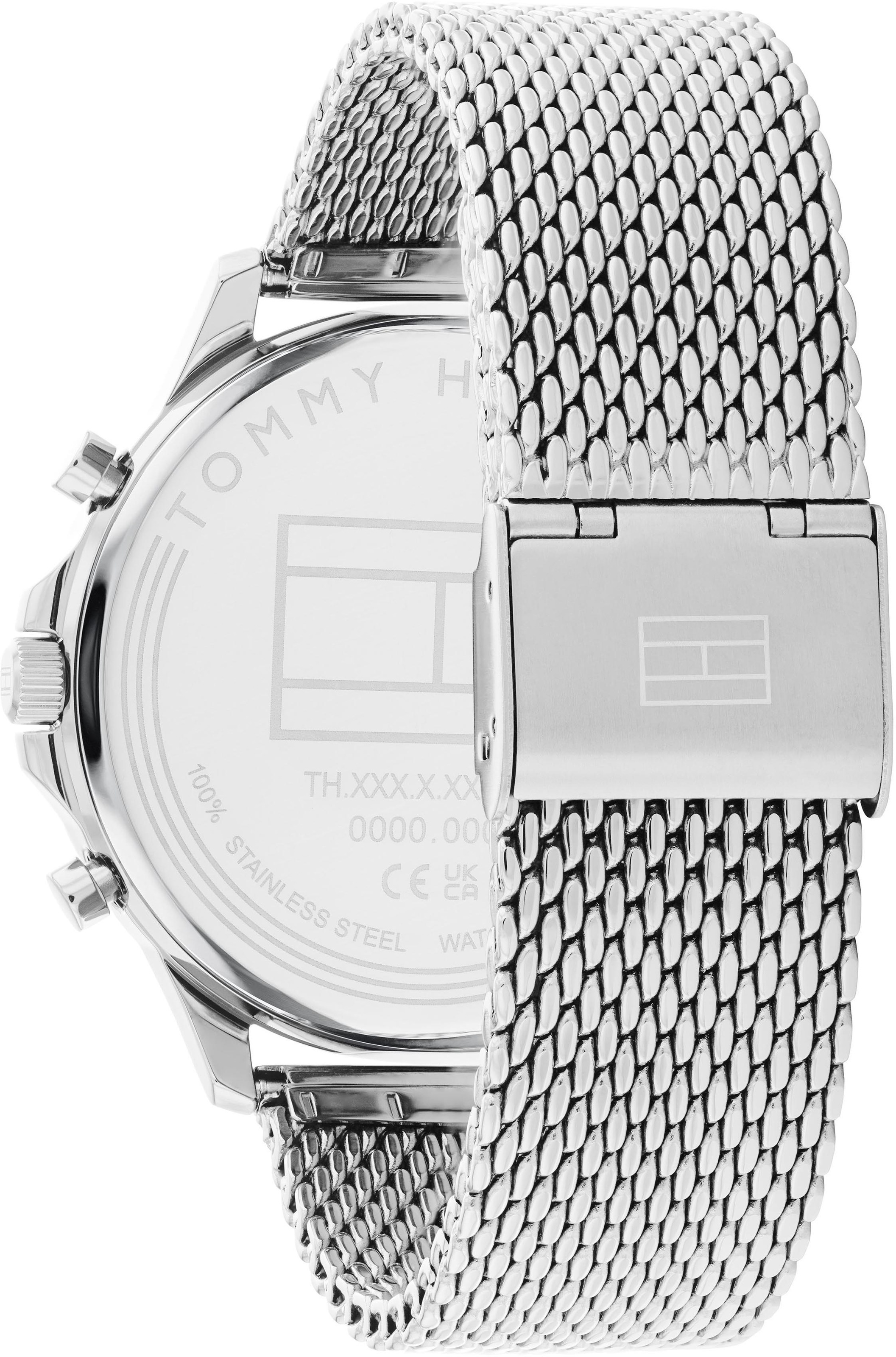  Tommy Hilfiger Men's Stainless Steel Quartz Watch with Leather  Strap,Black Dial : Clothing, Shoes & Jewelry