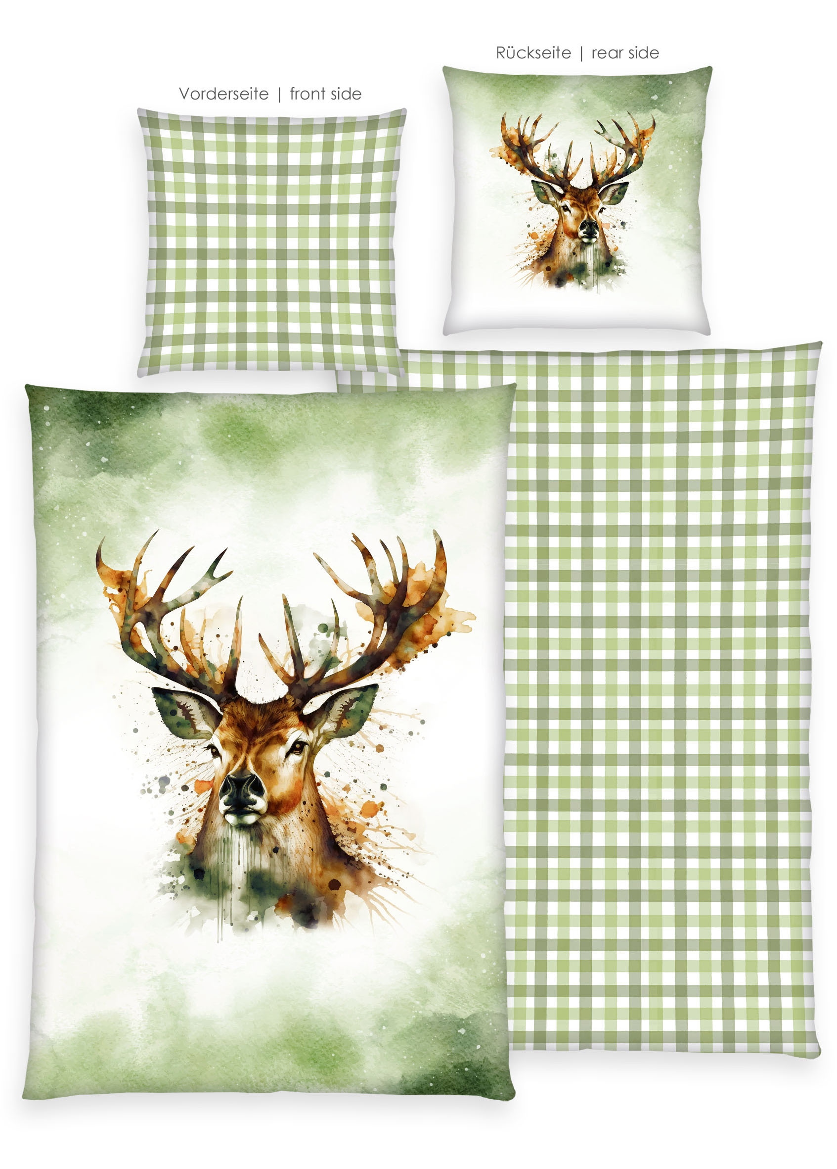 Herding Young Collection Bettwäsche "Young Collection Hirsch" 2 Stk. tlg. i günstig online kaufen