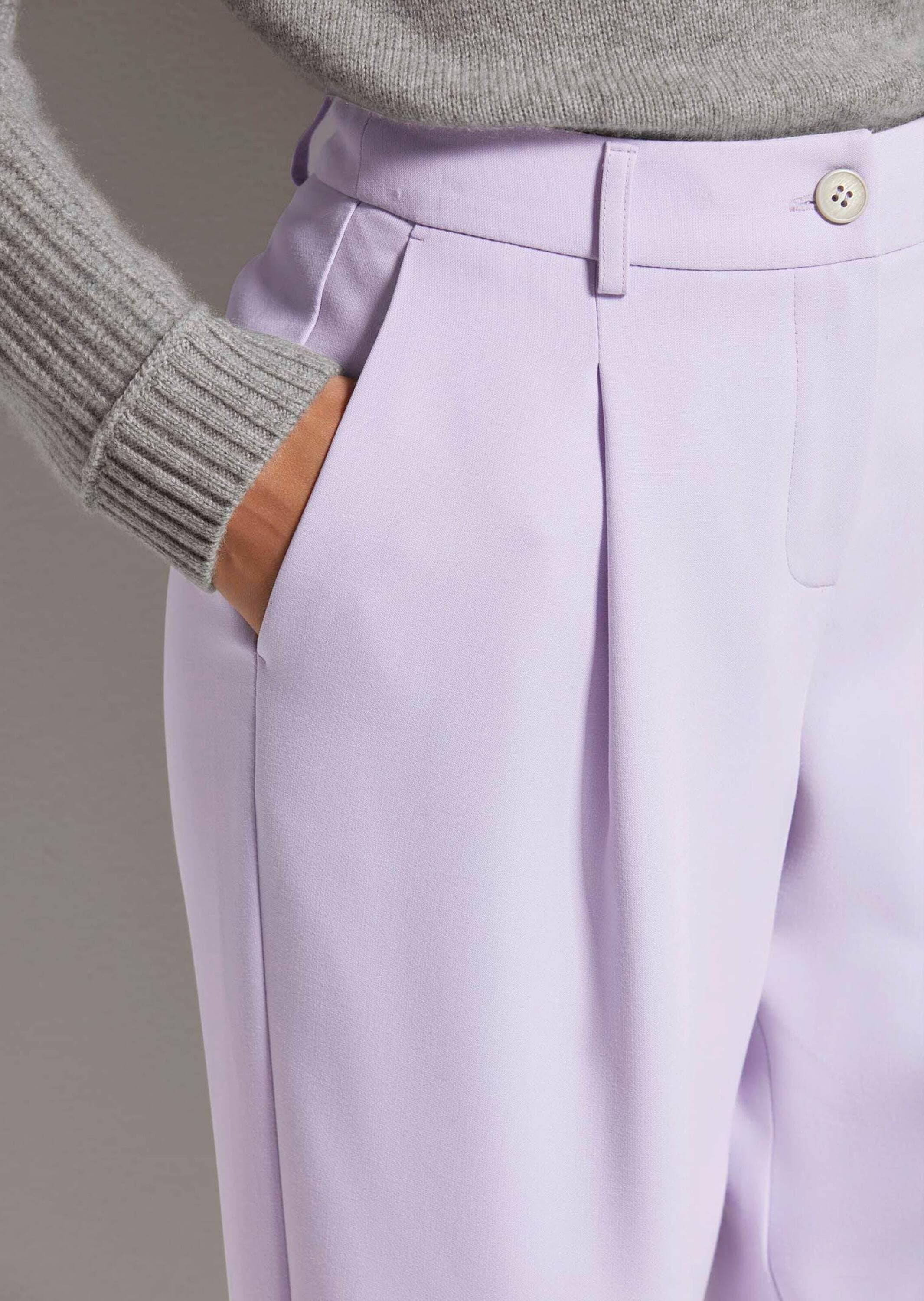 MADELEINE Bundfaltenhose »Hose Bundfaltenhose mit Saumaufschlag«