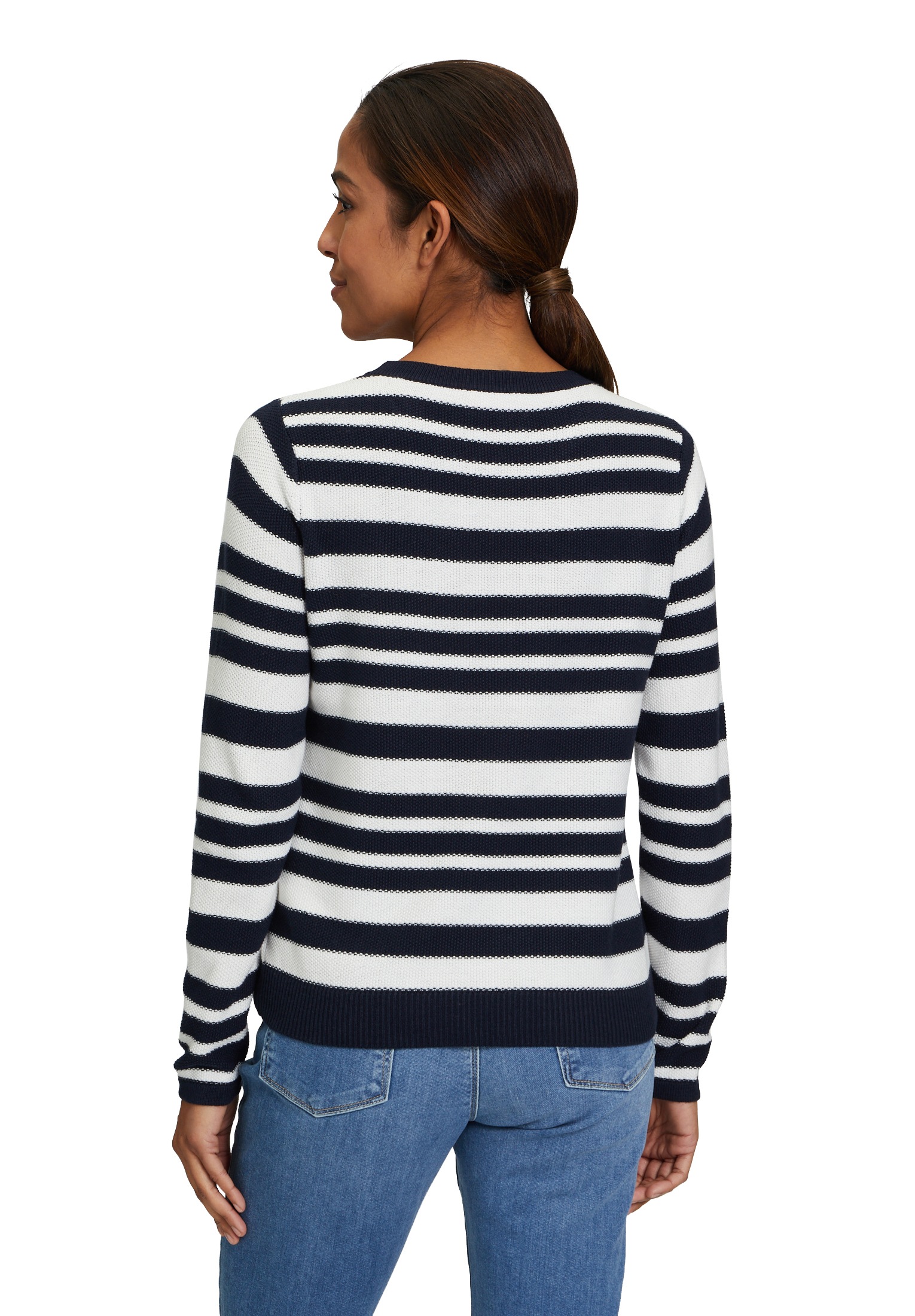 Betty Barclay Strickpullover »Betty Barclay Basic-Strickpullover mit Streifen«, (1 tlg.), Ringel