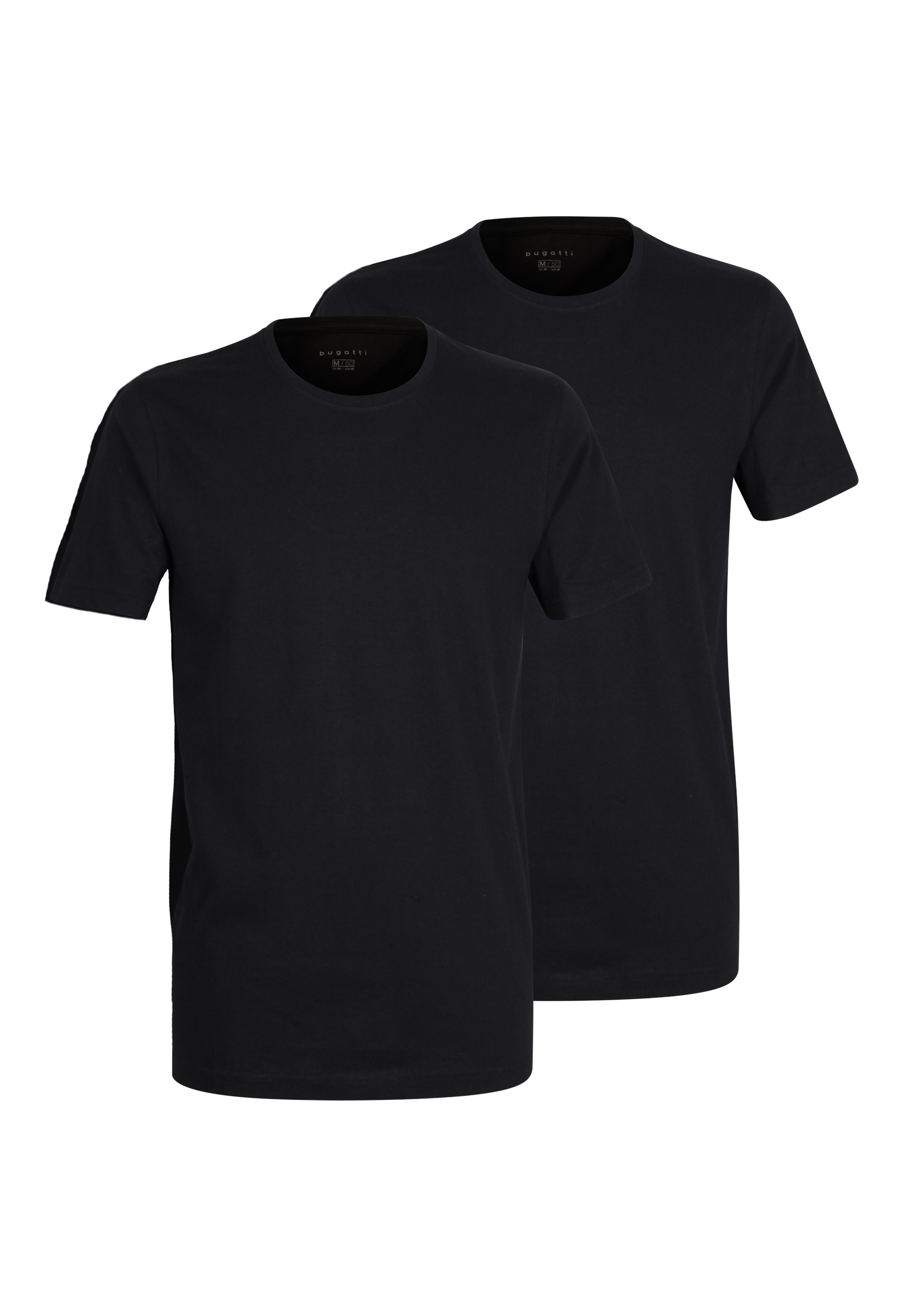 bugatti T-Shirt "Bari", (2er Pack), mit Rundhals-Ausschnitt, Kurzarm günstig online kaufen