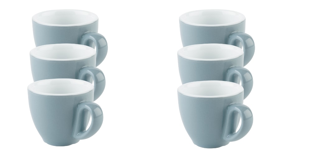 APS Espressotasse »6er Set Espresso Tassen -SNUG-«, (Set, 6 tlg.), für Heißgetränke aller Art geeignet