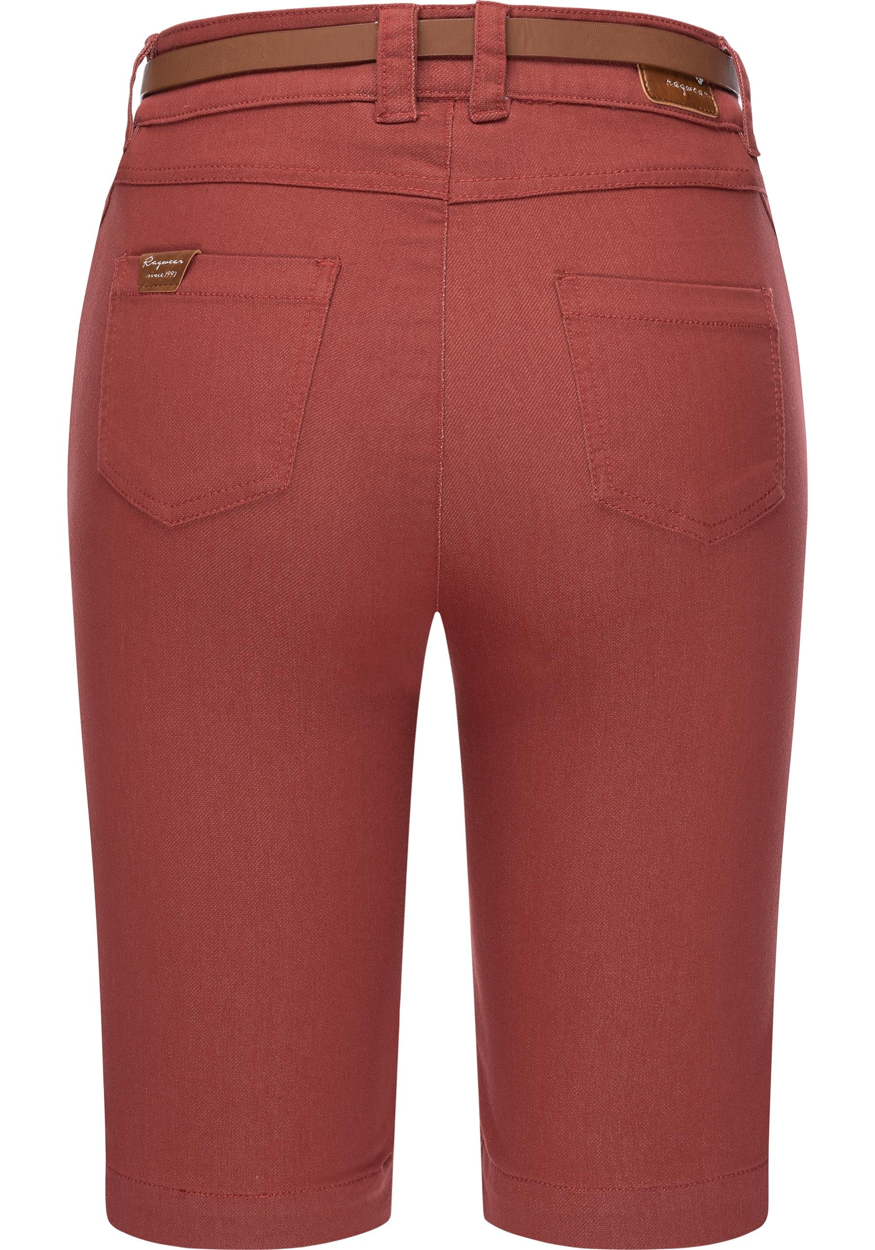 Ragwear Chinoshorts »Bobiny«, kurze Sommerhose mit stylischem Gürtel