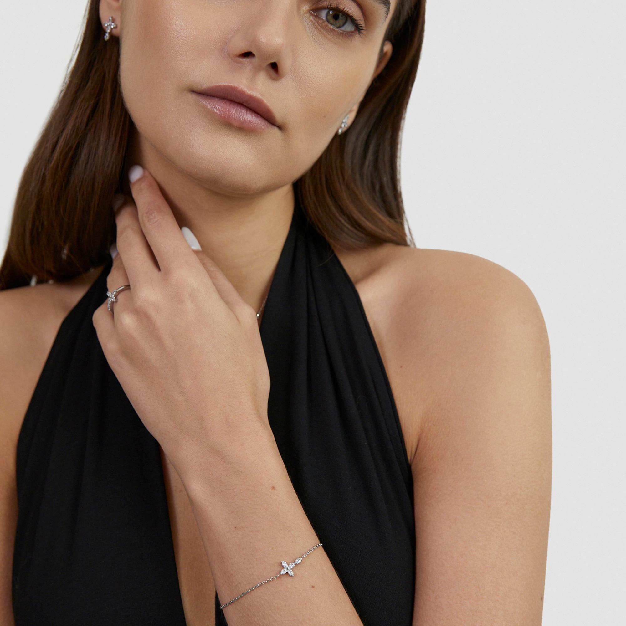 Tamaris Armband »Cross, Kreuz-Motiv« mit Zirkonia (synth.)