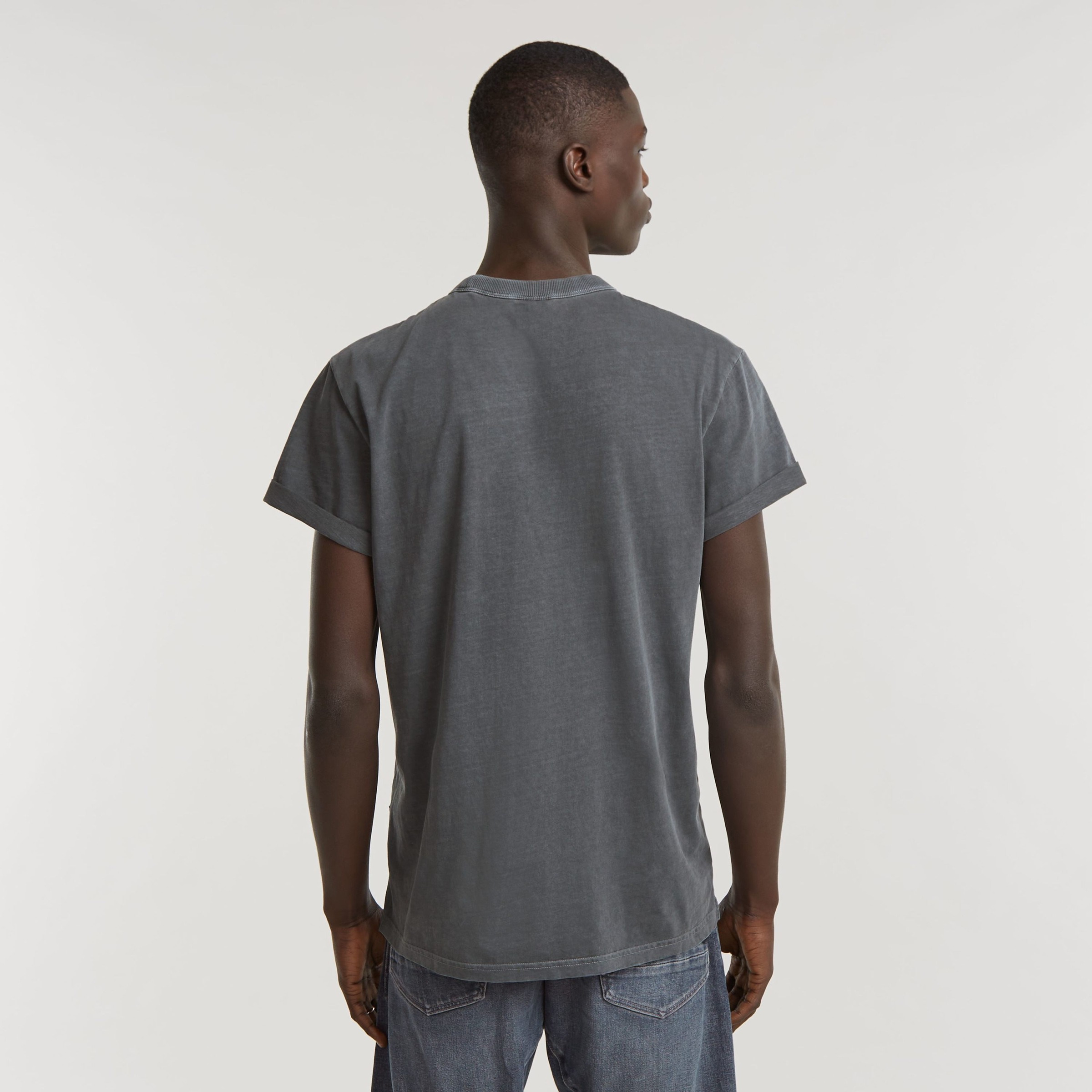 G-STAR T-Shirt "Nifous", Rundhals, mit Rippeinsatz günstig online kaufen