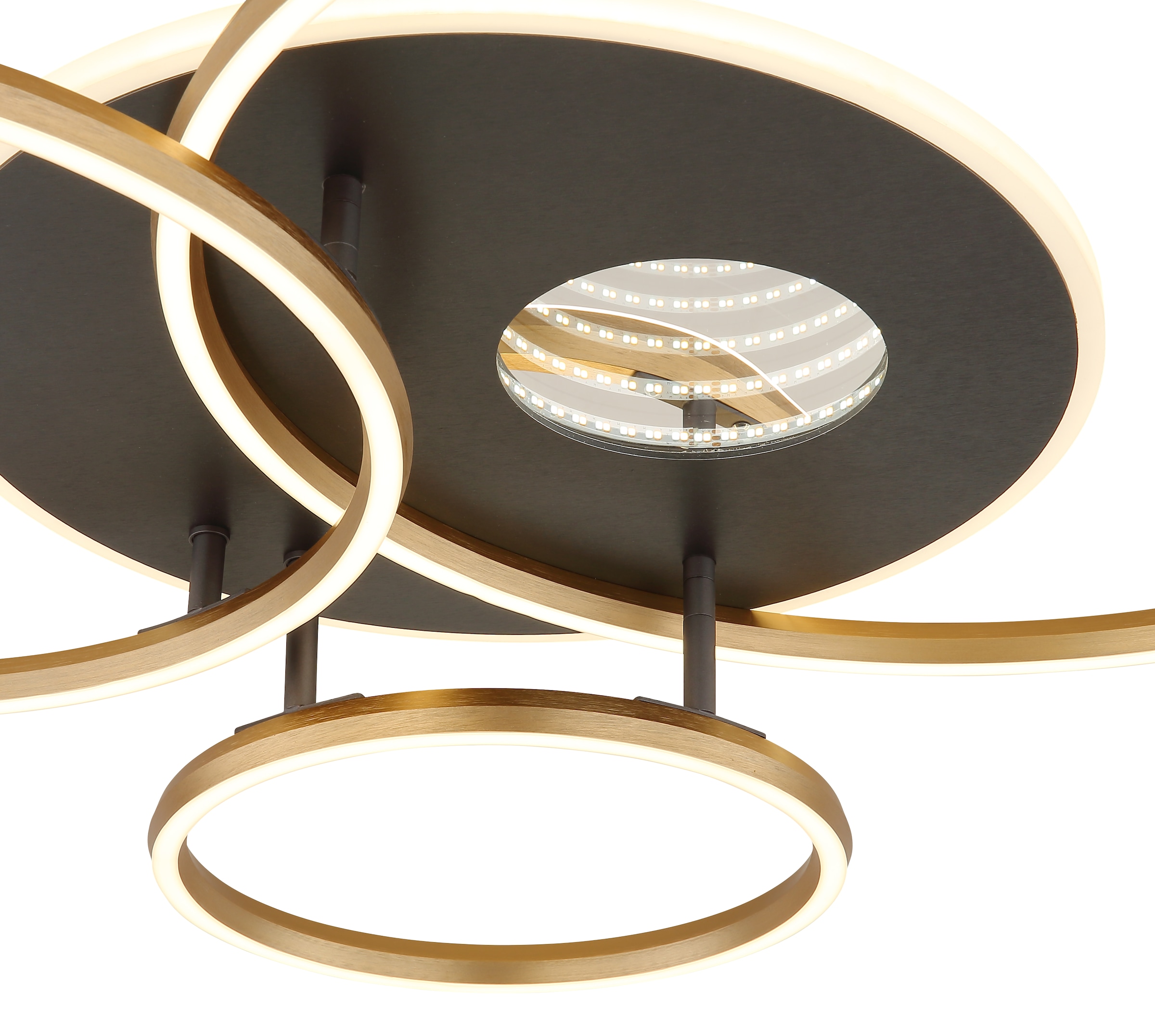 GLOBO LIGHTING Deckenleuchte »INVERTINA« LED-Modul 1 Stk. Deckenleuchte, 3D-Acryl, dimmbar, LED 54W