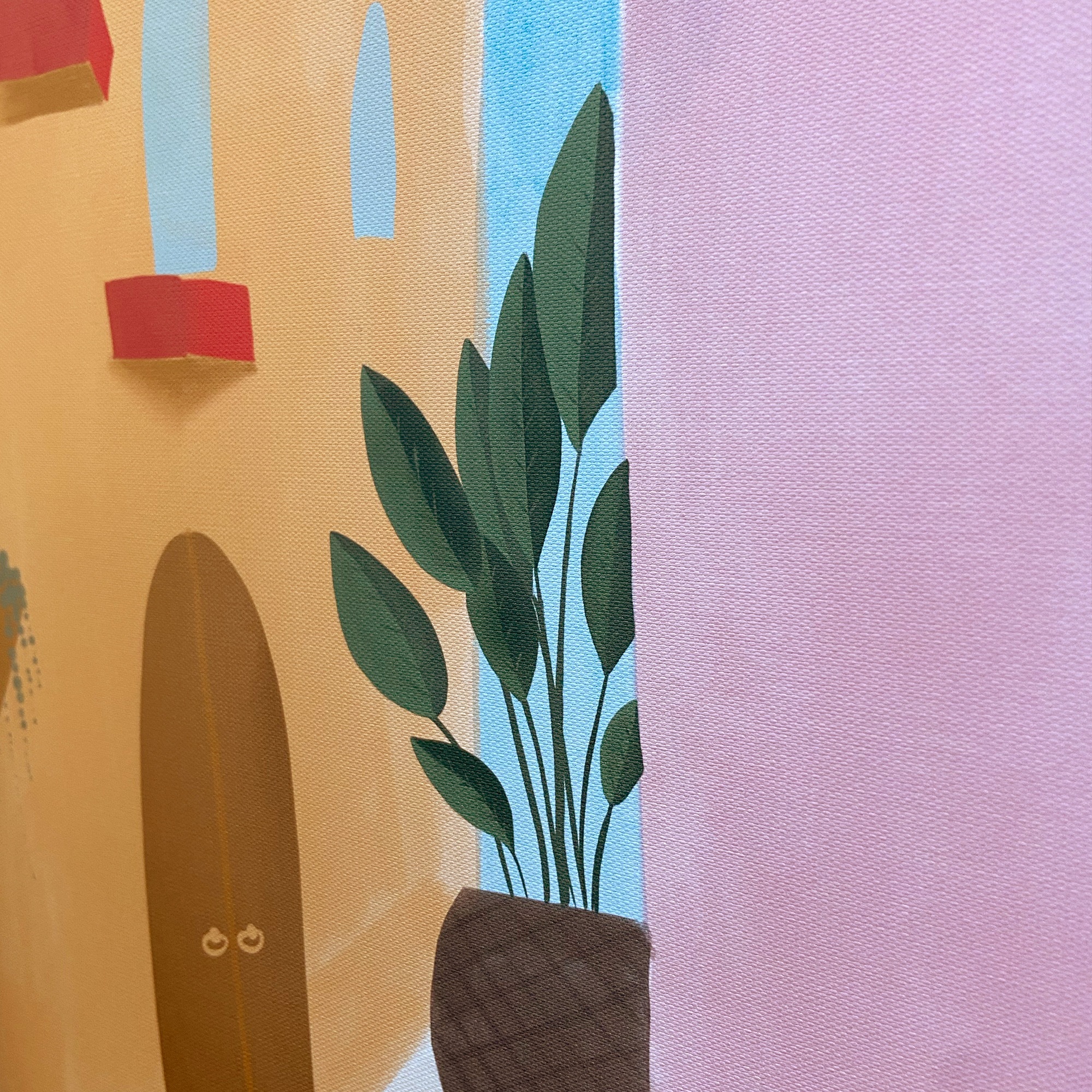 Art for the home Leinwandbild »Dreamy Pink«, (1 St.)