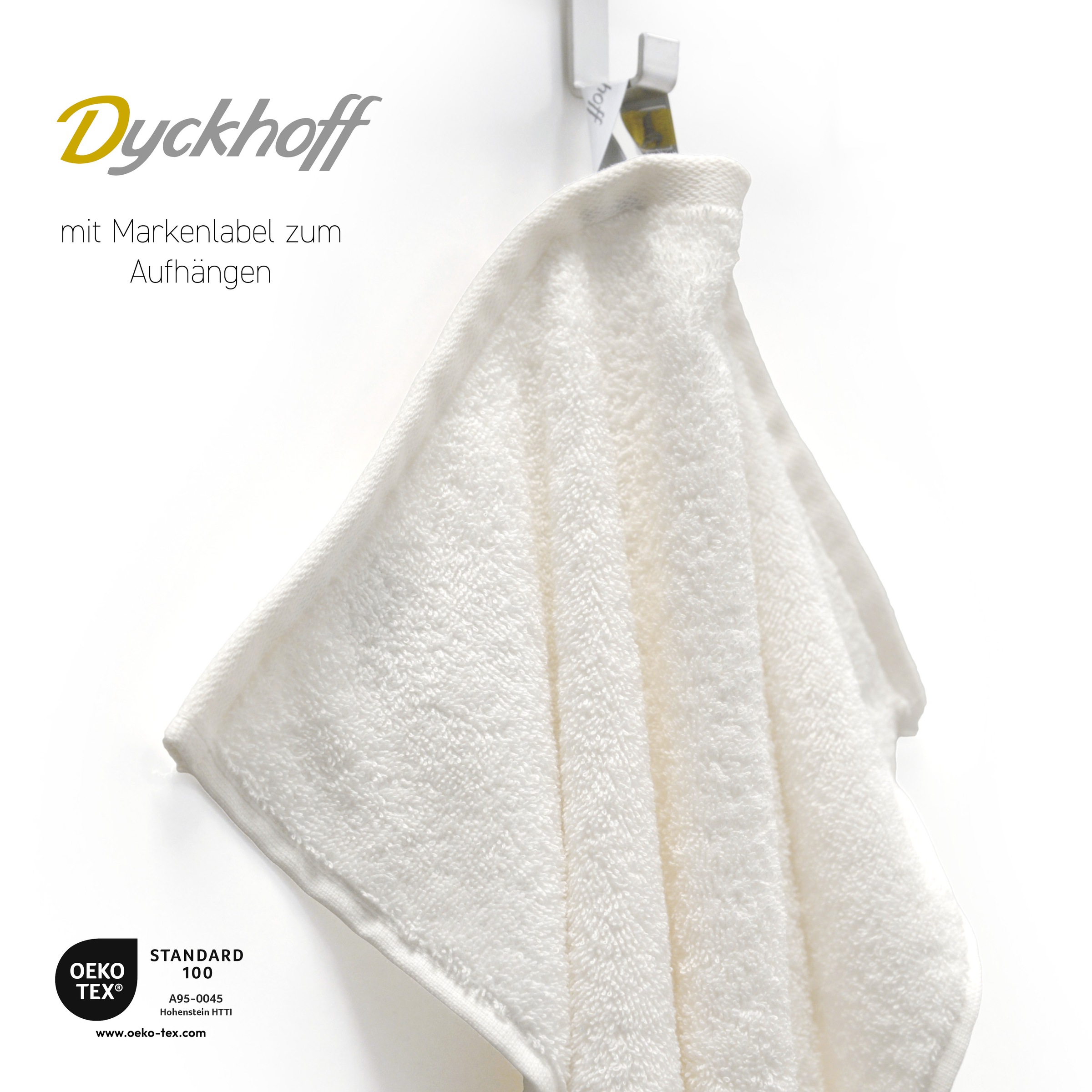 Dyckhoff Handtücher »Chenille«, (Packung, 2 St., 2x Handtuch (50x100cm)