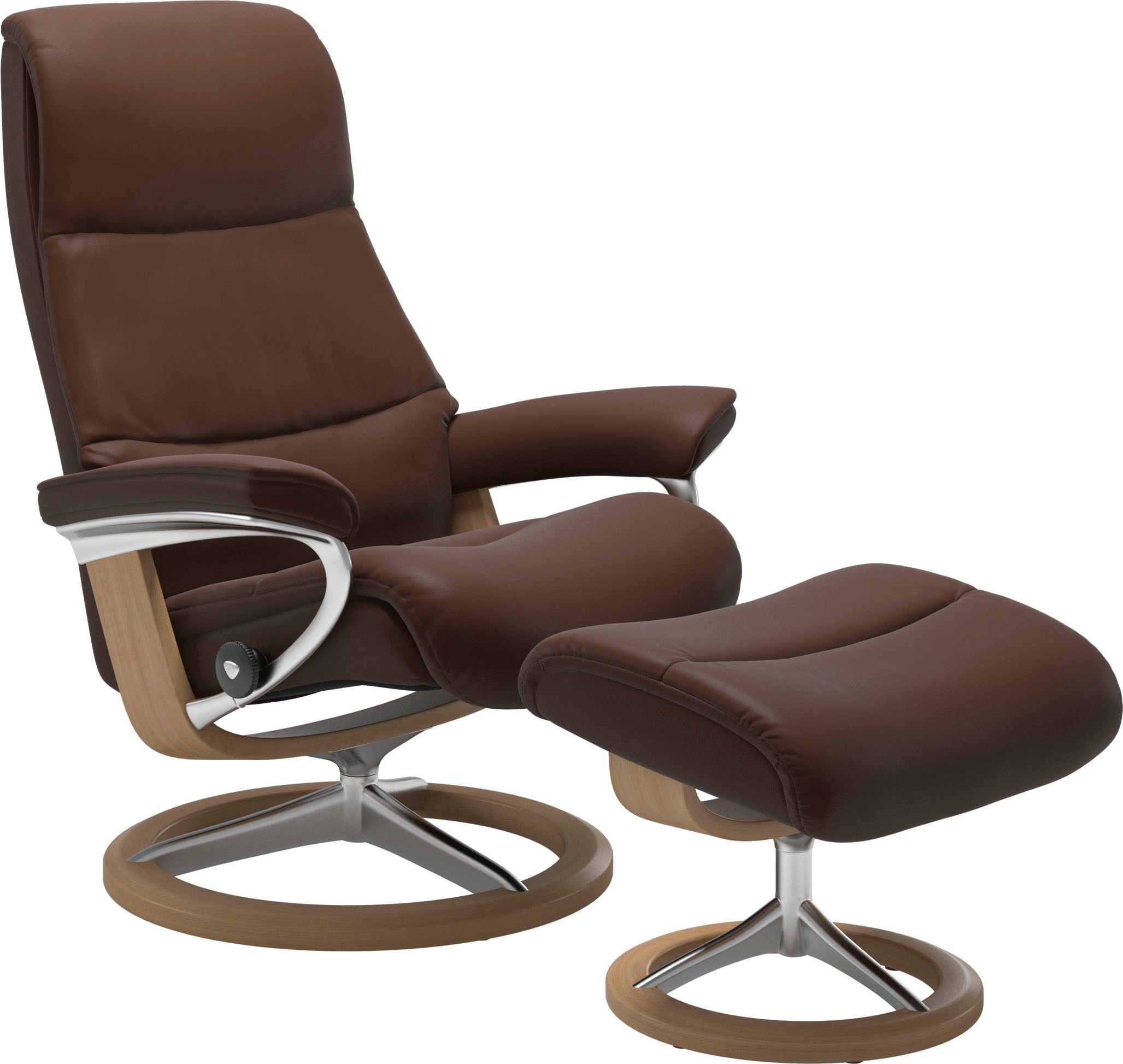 Stressless Relaxsessel "View" mit Signature Base, Größe L,Gestell Eiche