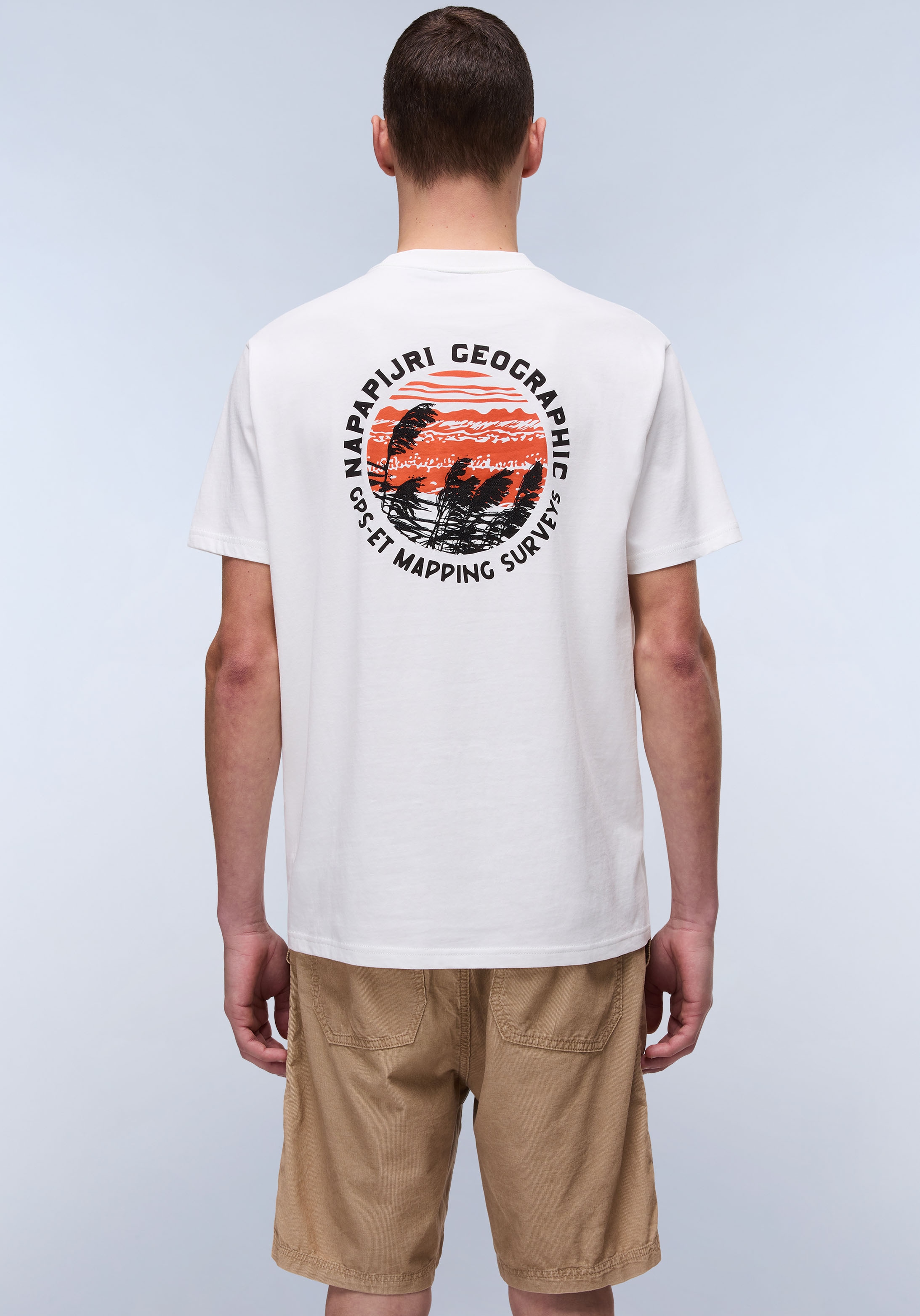 Napapijri Kurzarmshirt »S-VIGNONI BACK SS« Mit Rundhalsausschnitt