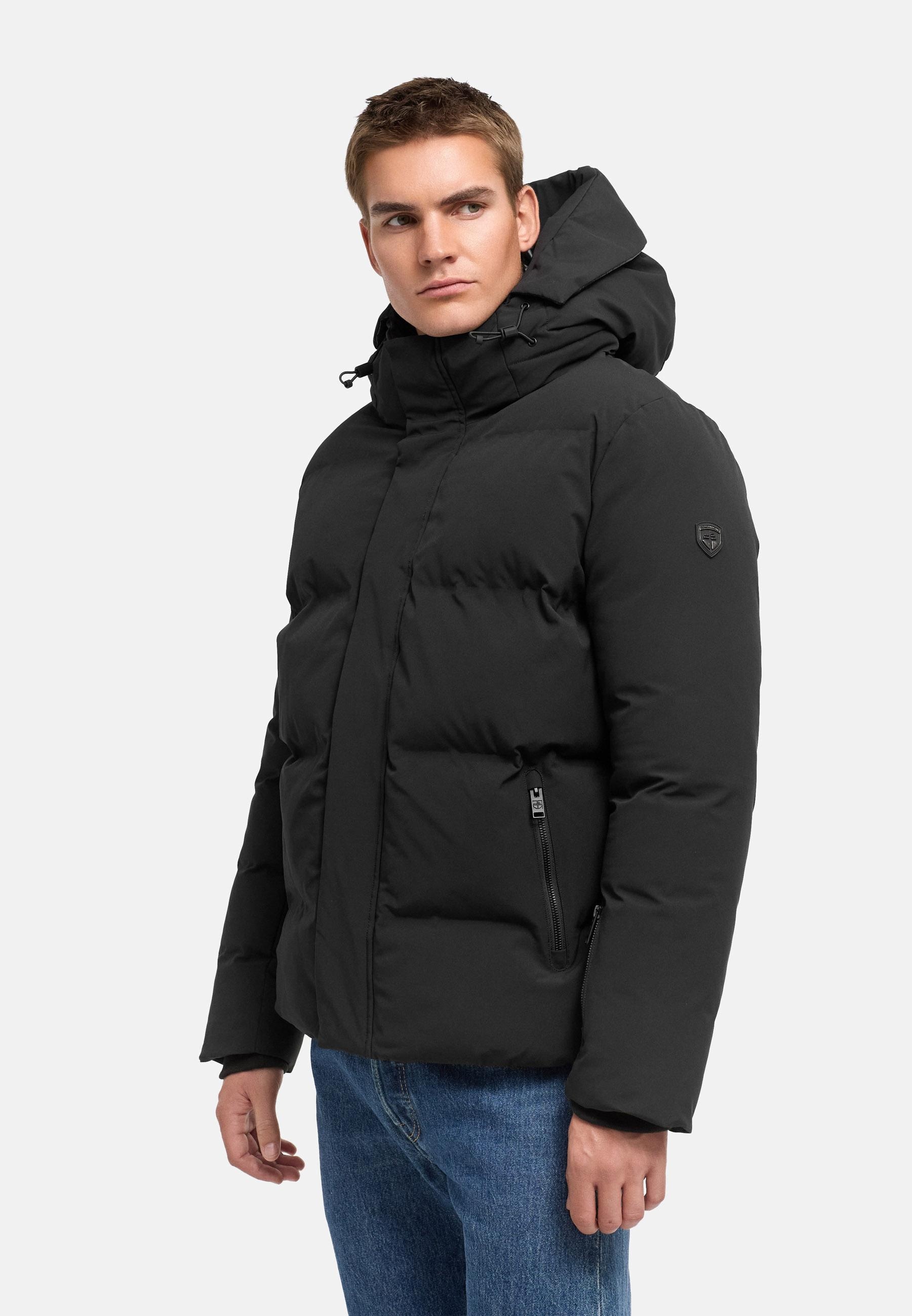 Stone Harbour Outdoorjacke »Nerioo XX« mit Kapuze Winterjacke im Stepp-Materialmix mit Kapuze, winddicht