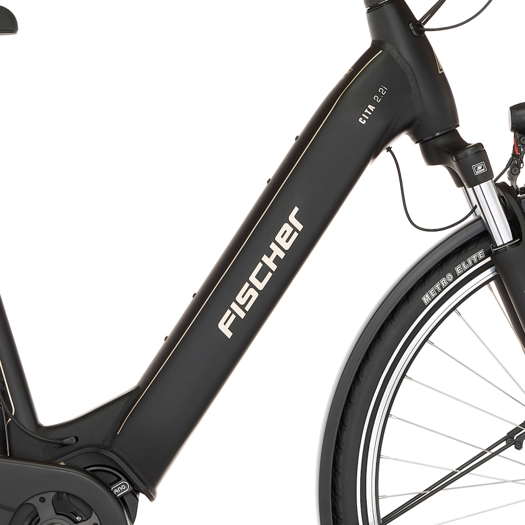 FISCHER Fahrrad E-Bike »CITA 2.2I 522«, 3 Gang, Shimano, Nexus, Mittelmotor 250 W, (Schloss)