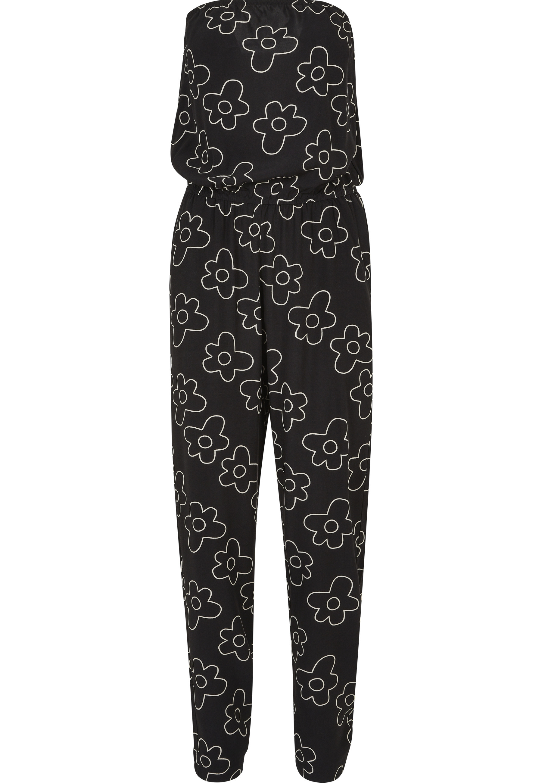 URBAN CLASSICS Jumpsuit "Urban Classics Damen Ladies Viscose Bandeau Jumpsuit" 1