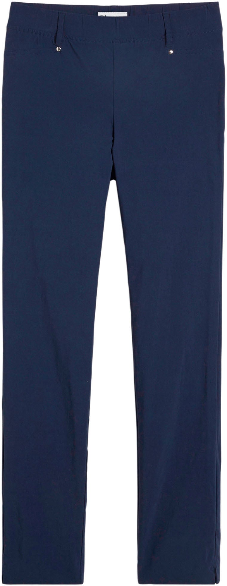 bonprix Stretch-Hose »Stretch-Hose in Schlupfform«  aus Viskose, Slim Fit Passform, Schlupfform mit Gürtelschlaufen