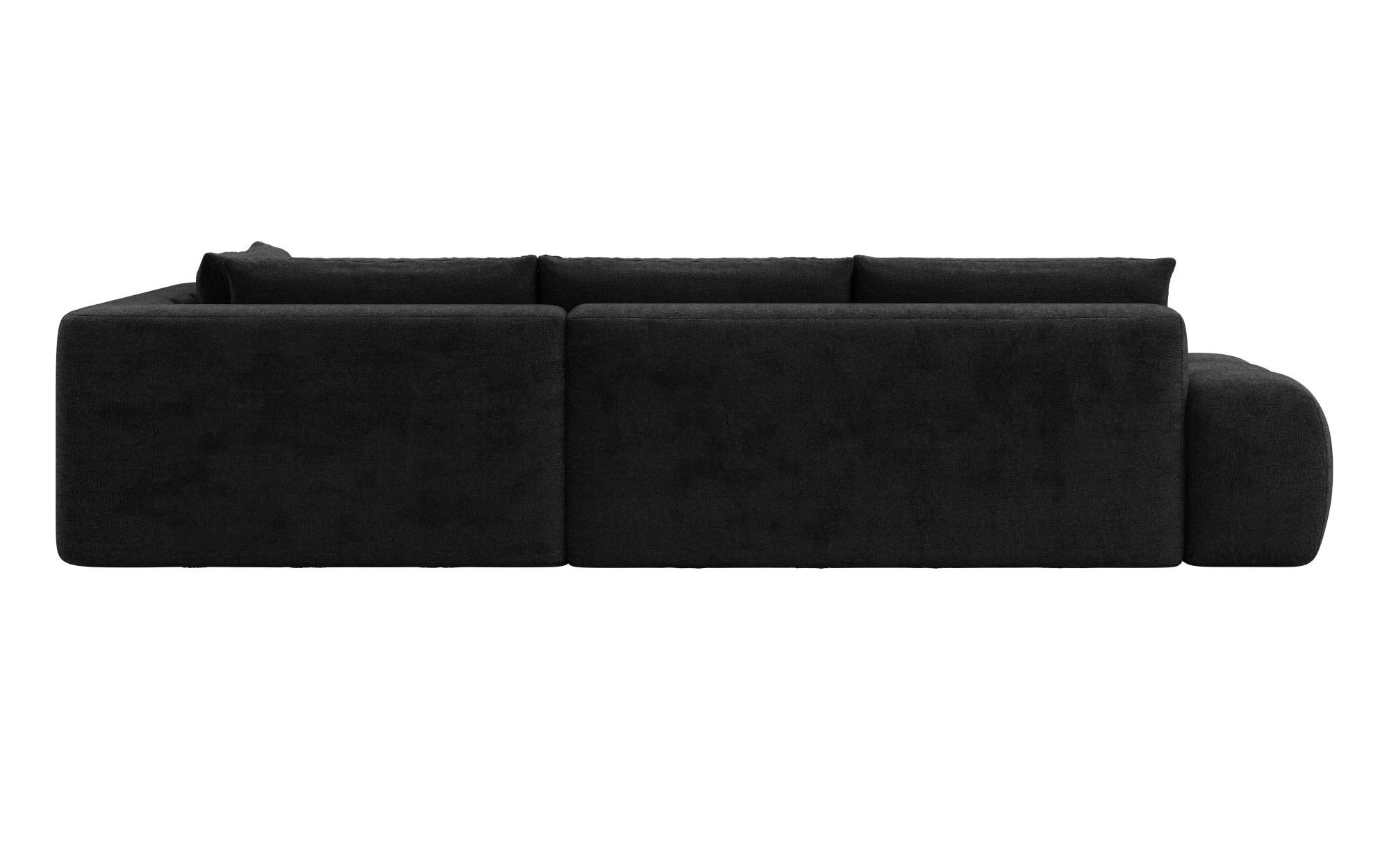 INOSIGN Ecksofa »AZITA klein, L-Form, elegant und bequem Designsofa«, lose Rückenkissen, traumhafte Steppung, Maße B/T/H: 296/176,5/89 cm