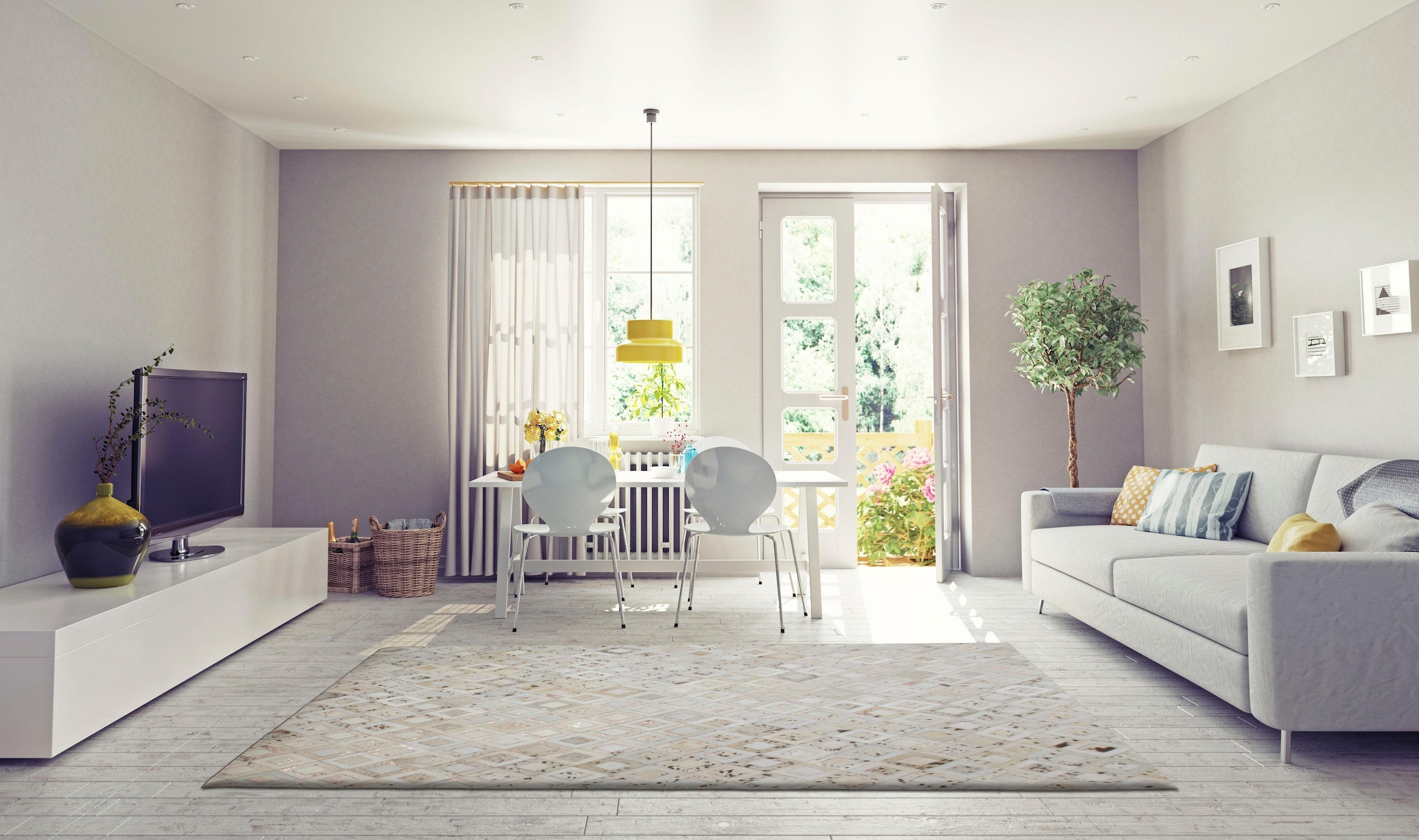 my home Lederteppich »Arno«, rechteckig, 8 mm Höhe, jeder Teppich-ein Unikat, Wohnzimmer