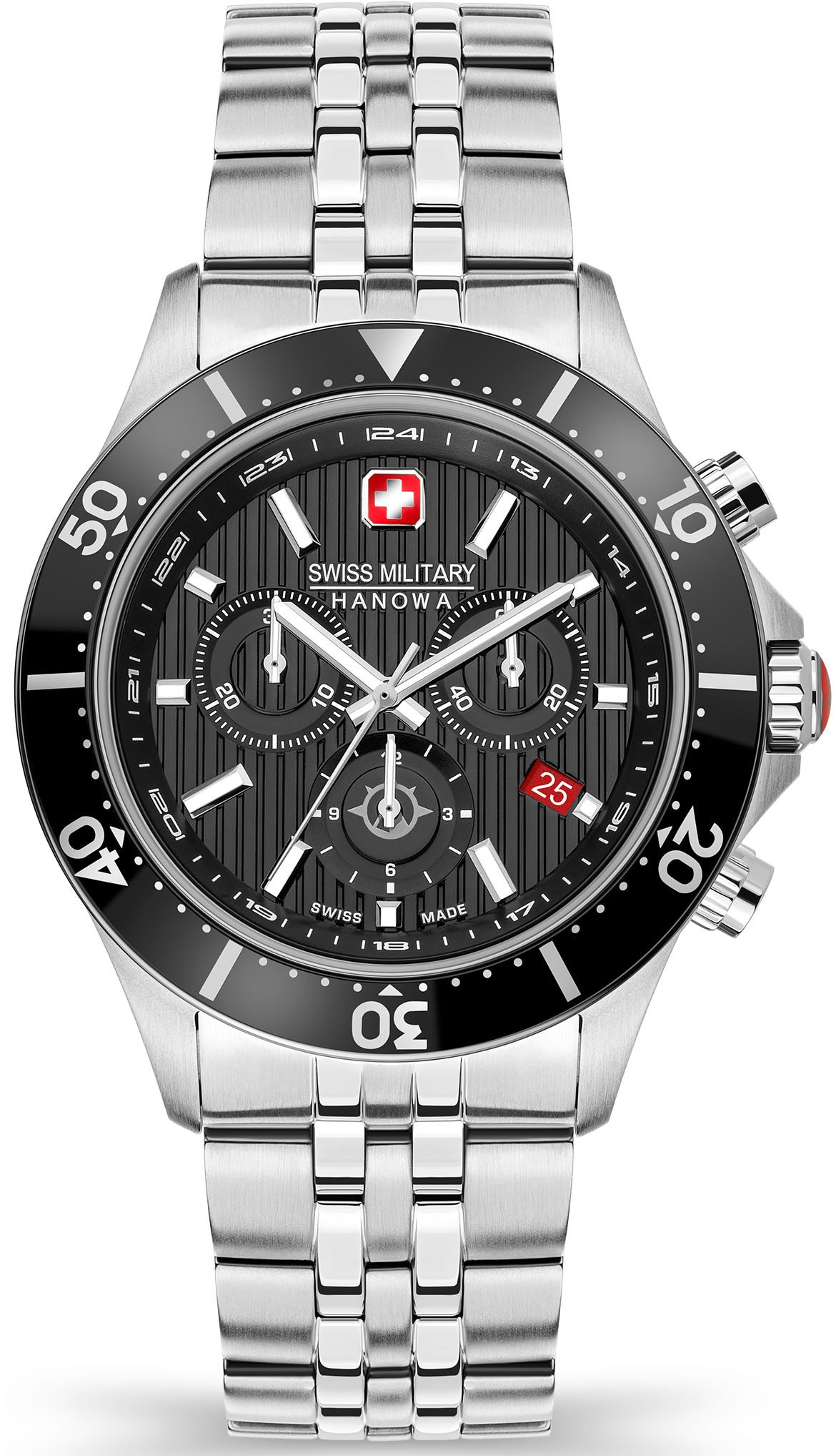Swiss Military Hanowa Chronograph »FLAGSHIP X CHRONO, SMWGI2100701«, Quarzuhr, Armbanduhr, Herrenuhr, Schweizer Uhr, Stoppfunktion