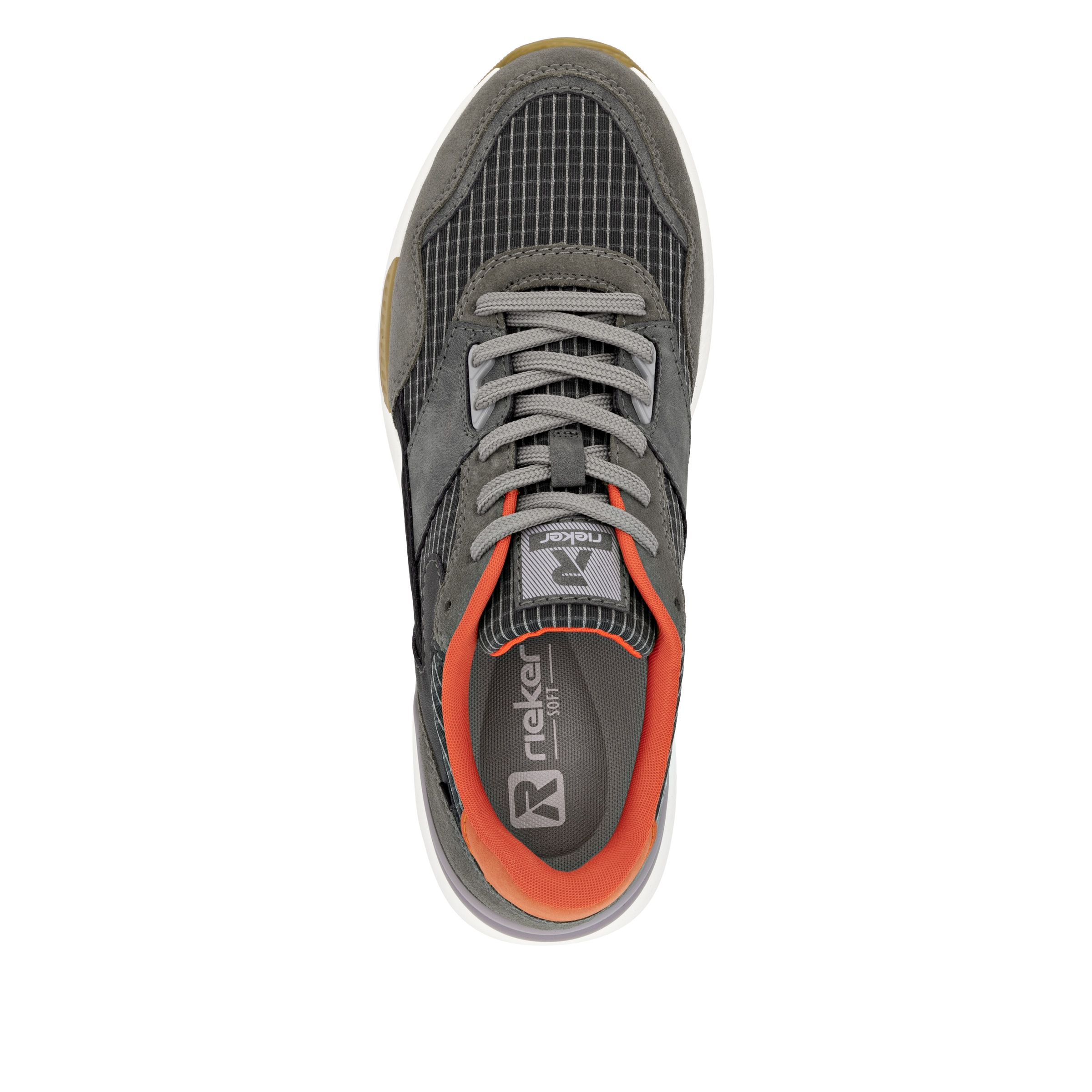 RIEKER Sport Sneaker, Schnürschuh, Halbschuh, Freizeitschuh mit Soft-Einlage