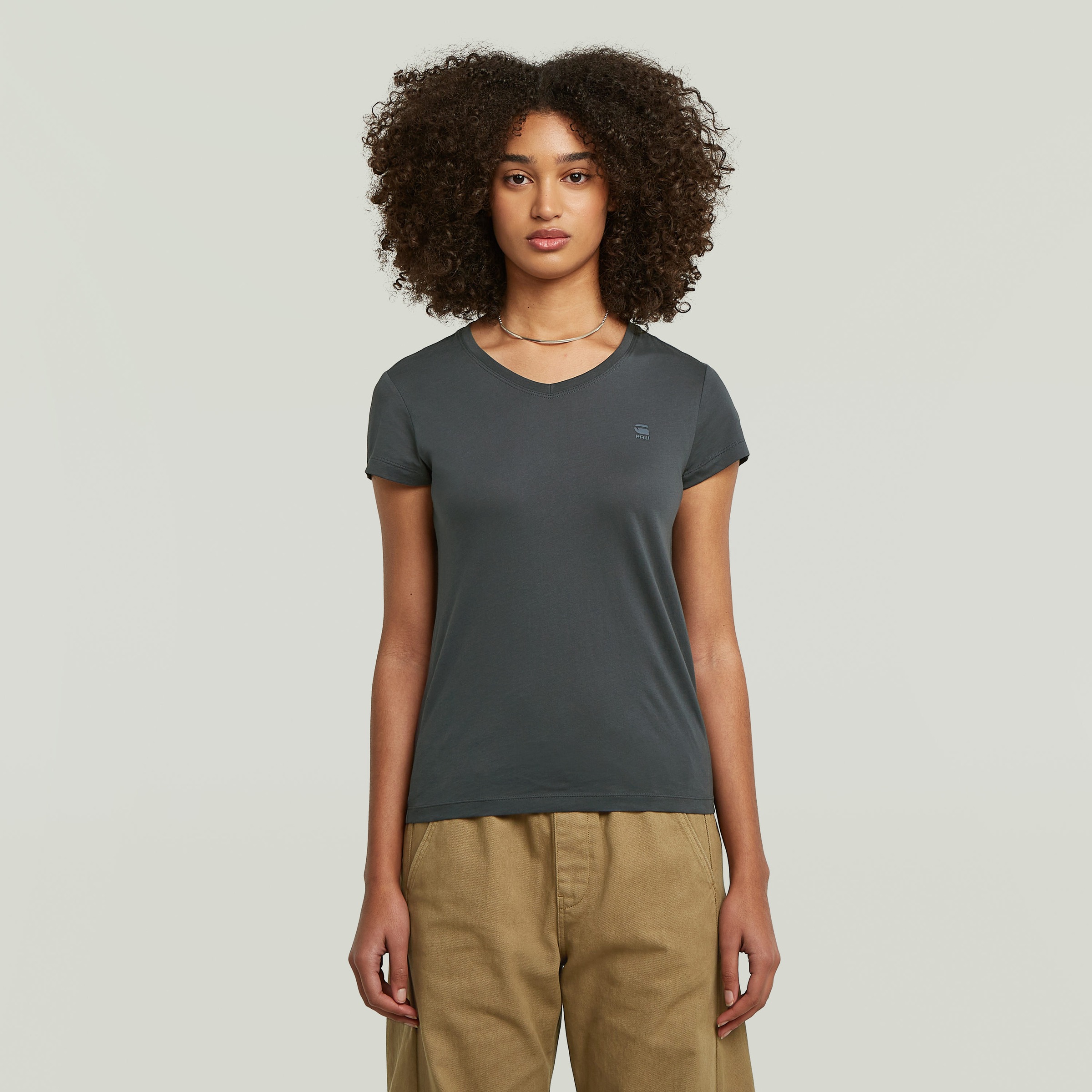 G-STAR V-Shirt "Eyben" mit Label günstig online kaufen