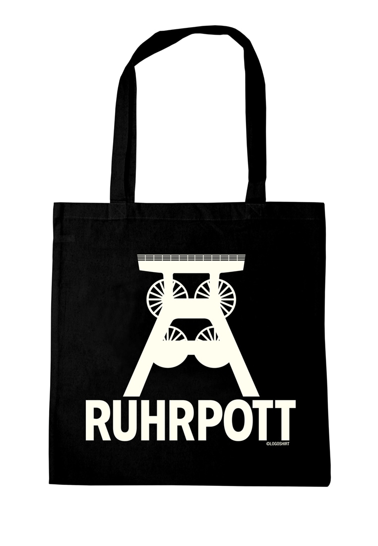 LOGOSHIRT Henkeltasche »Ruhrpott Logo«, mit Ruhrpott-Logo