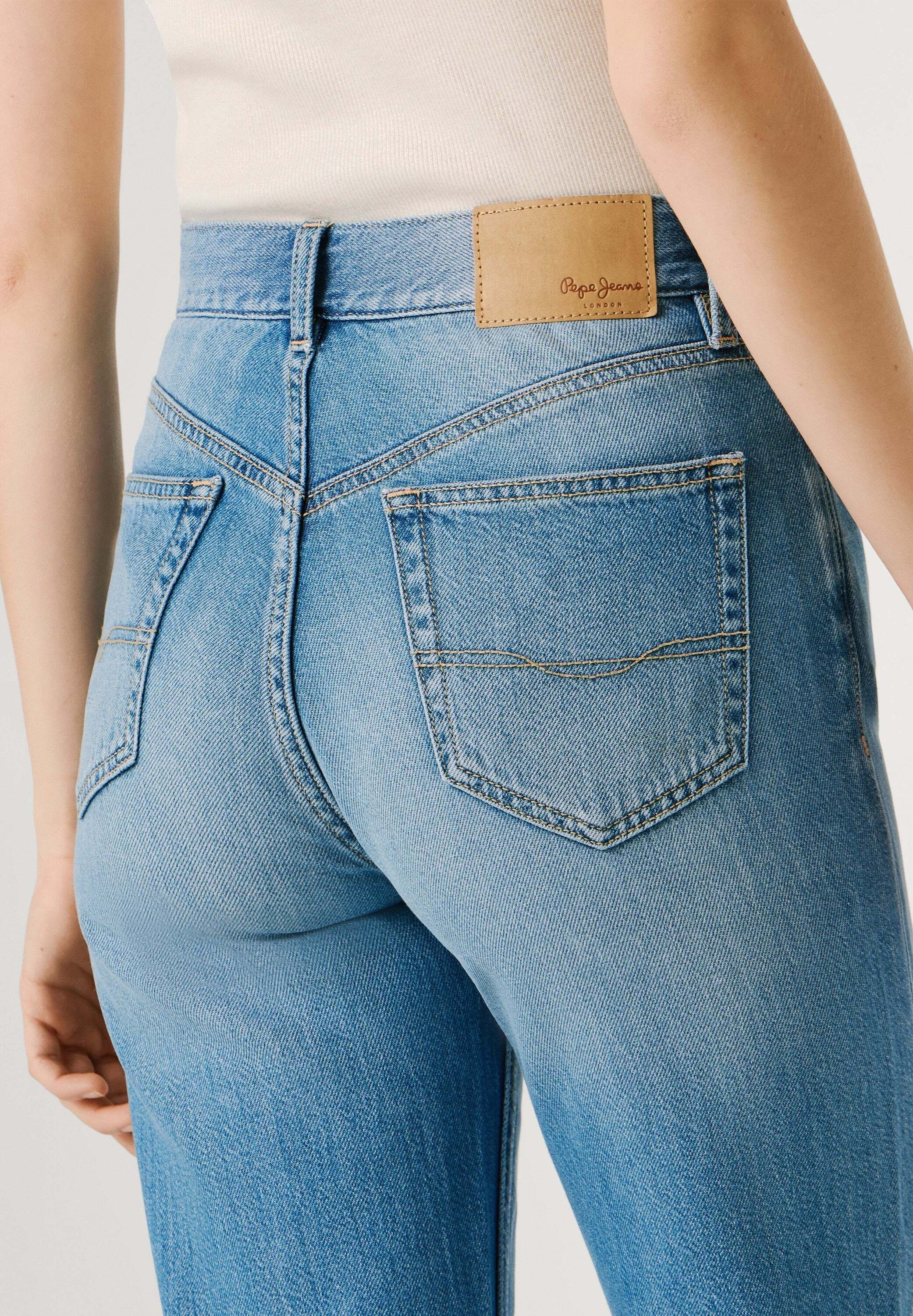 Pepe Jeans Straight-Jeans »straight leg jeans STRAIGHT JEANS HW ROBYN«