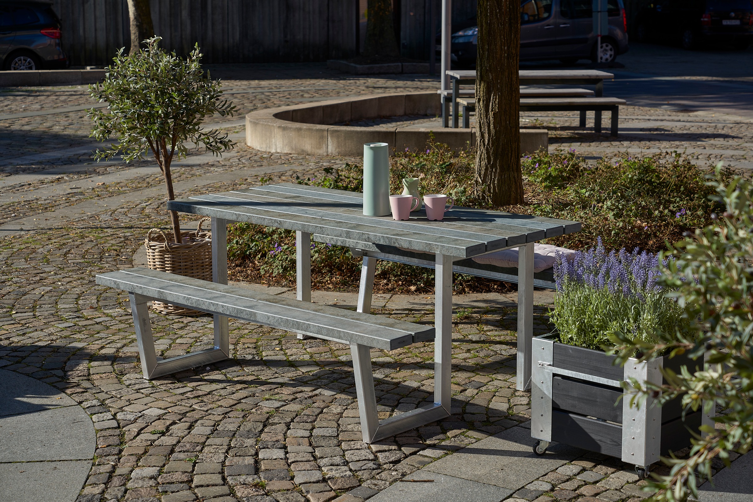 PLUS Garten-Essgruppe »»Wega« Kombimöbel«, (1 tlg.), 177x161x73/45 cm