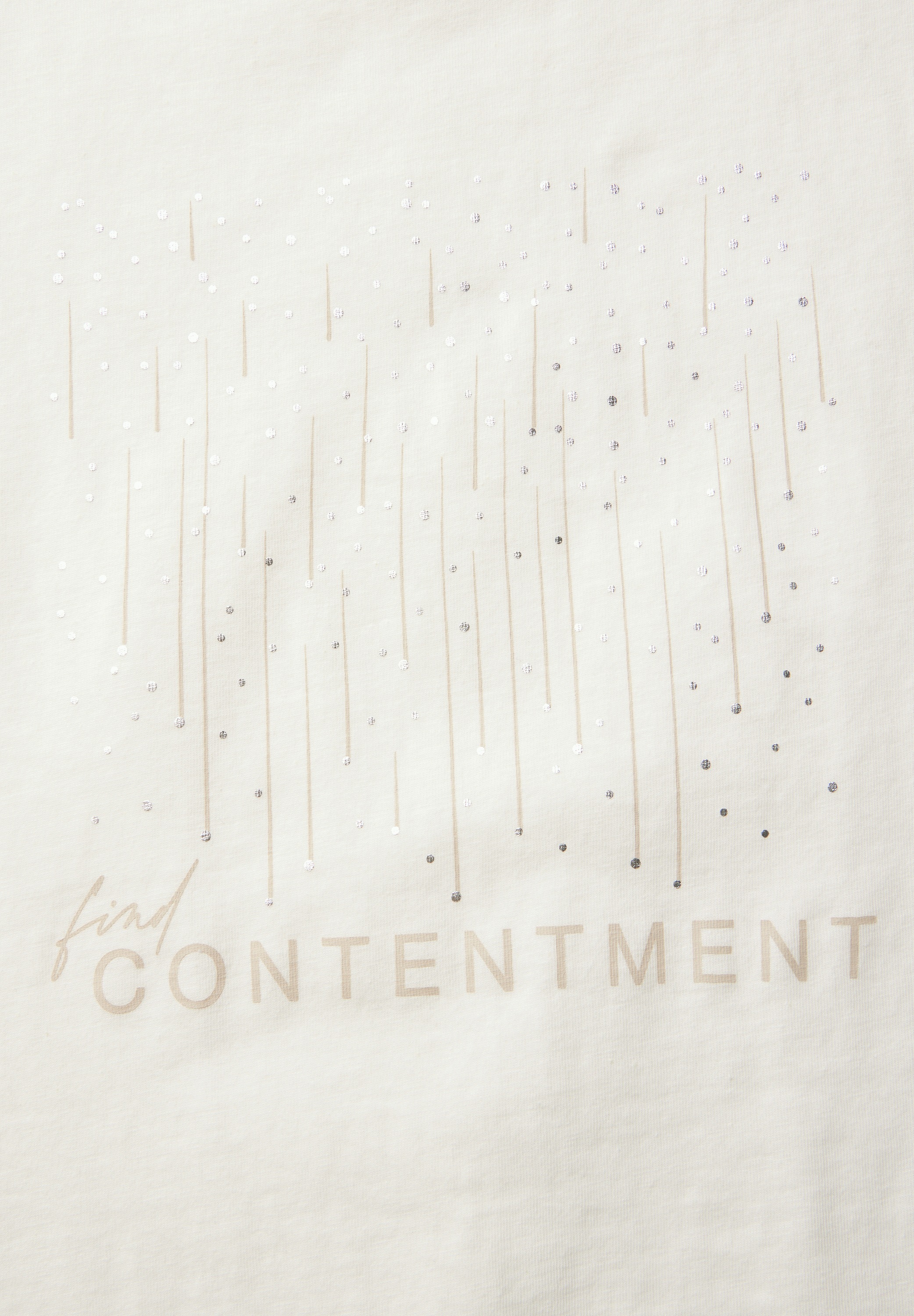 STREET ONE Print-Shirt, mit Seitlichen Einschlitzen am Saum