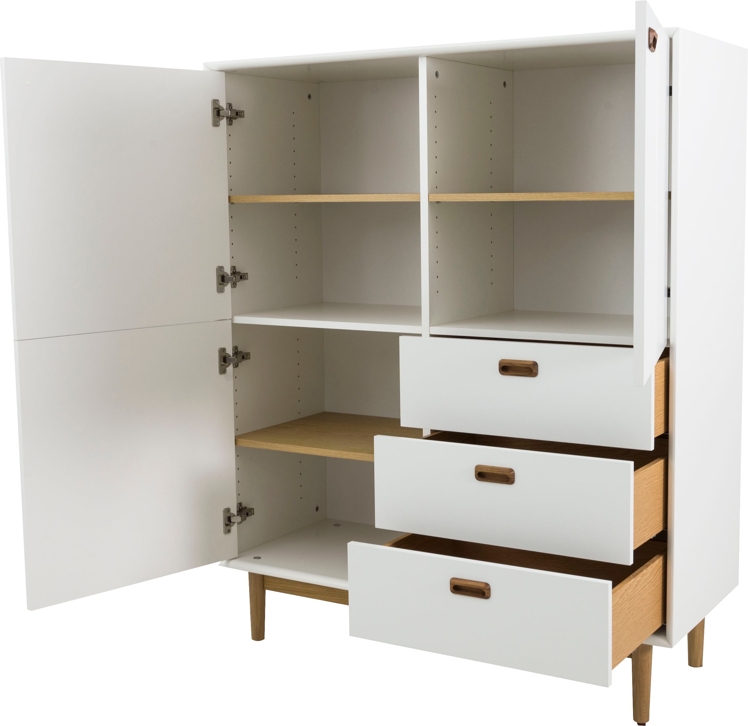 Tenzo Highboard »SVEA«, mit 3 Türen & 3 Schüben, Design von Tenzo Design studio