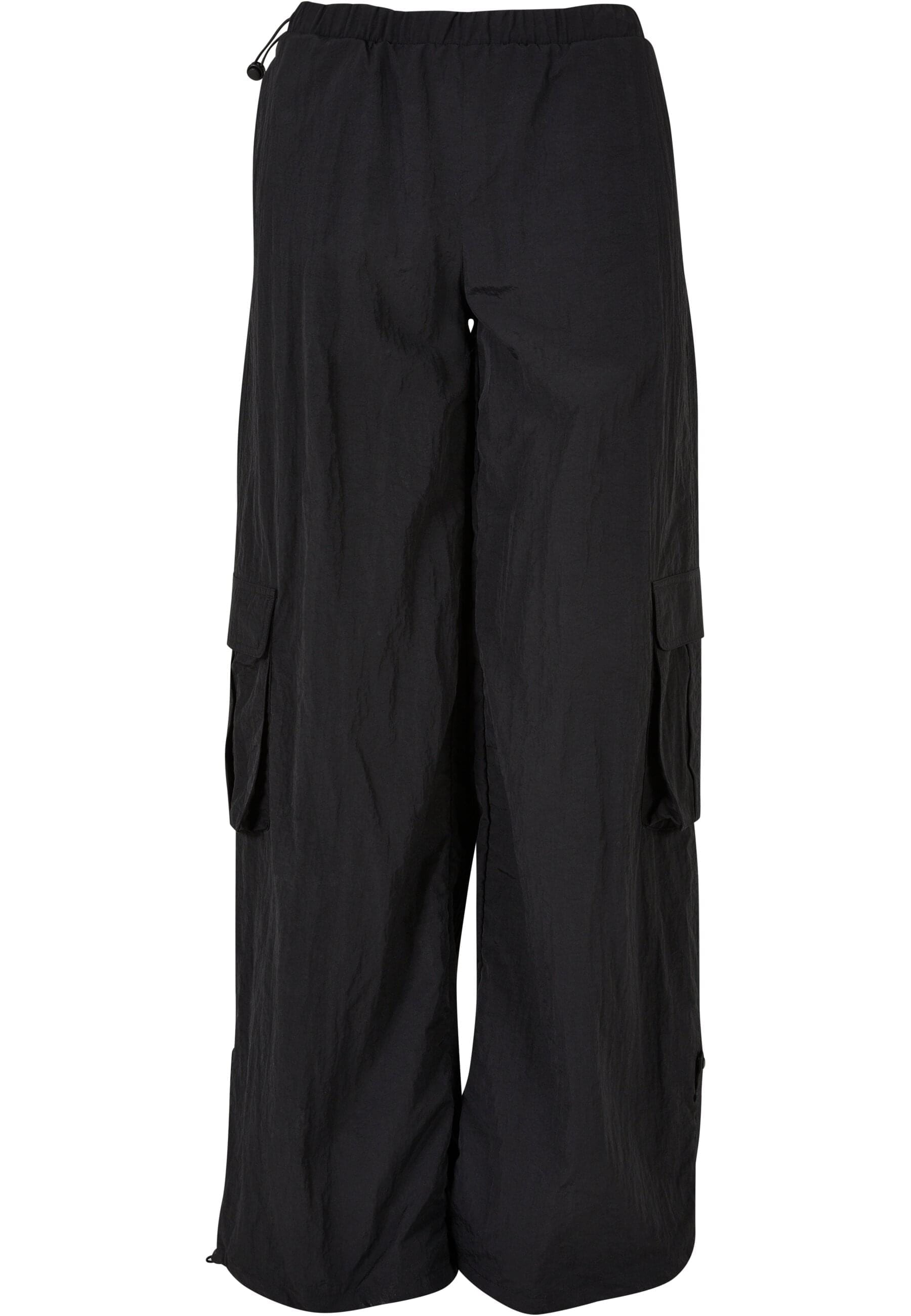 URBAN CLASSICS Stoffhose "Urban Classics Damen Ladies Wide Crinkle Nylon Ca günstig online kaufen