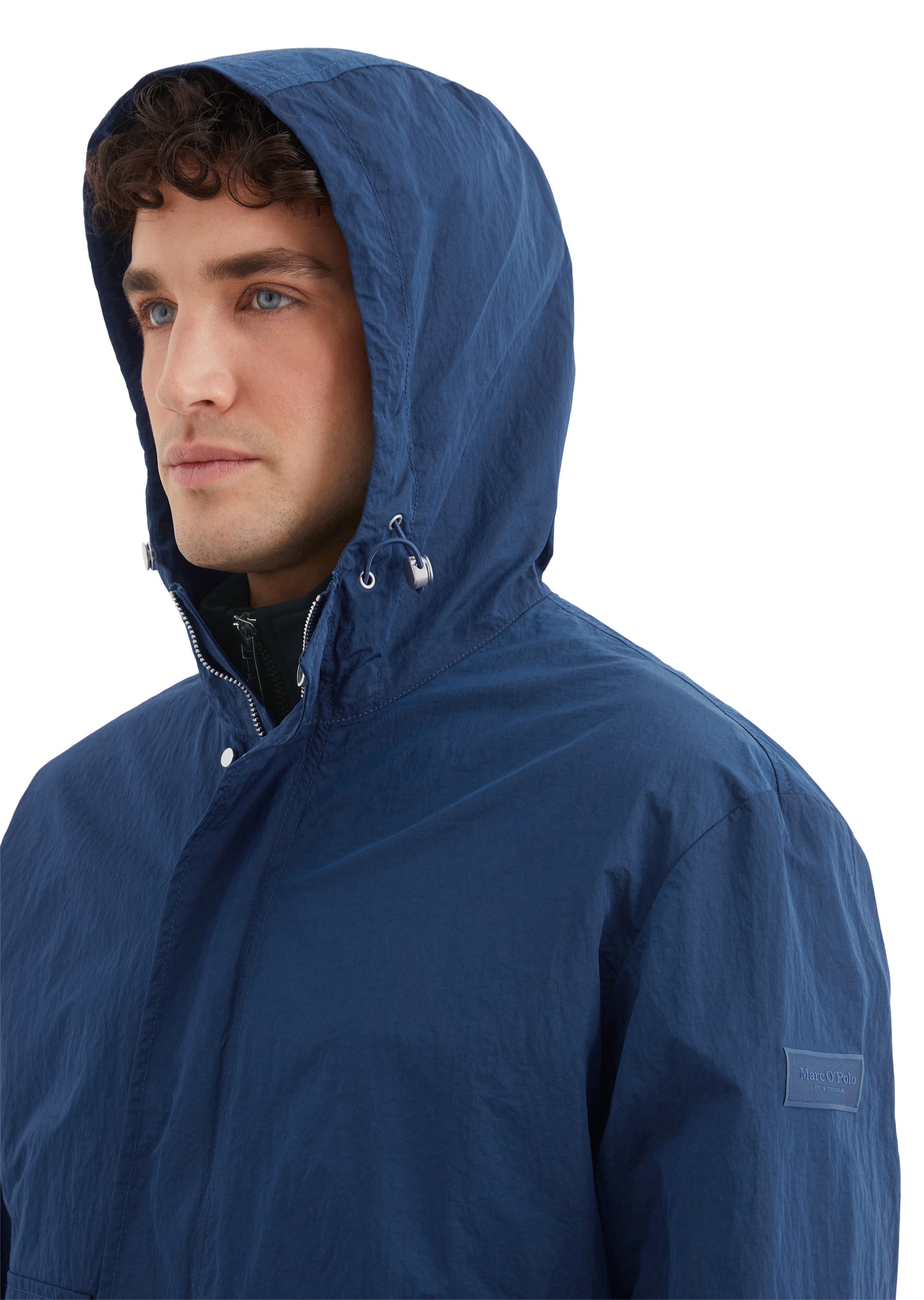 Marc O'Polo Outdoorjacke »aus wasserabweisendem Material«, mit Kapuze