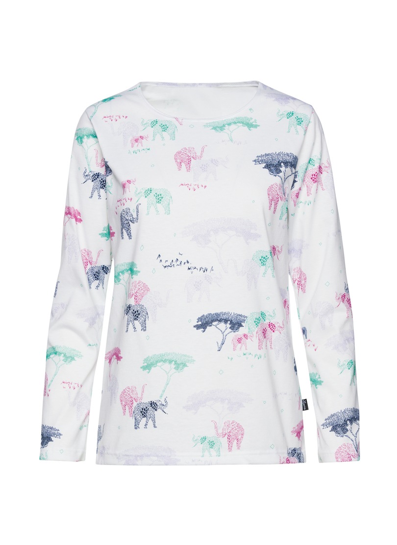 Trigema Schlafanzug "TRIGEMA Pyjama Oberteil mit Allover Safari-Print" 1 St günstig online kaufen