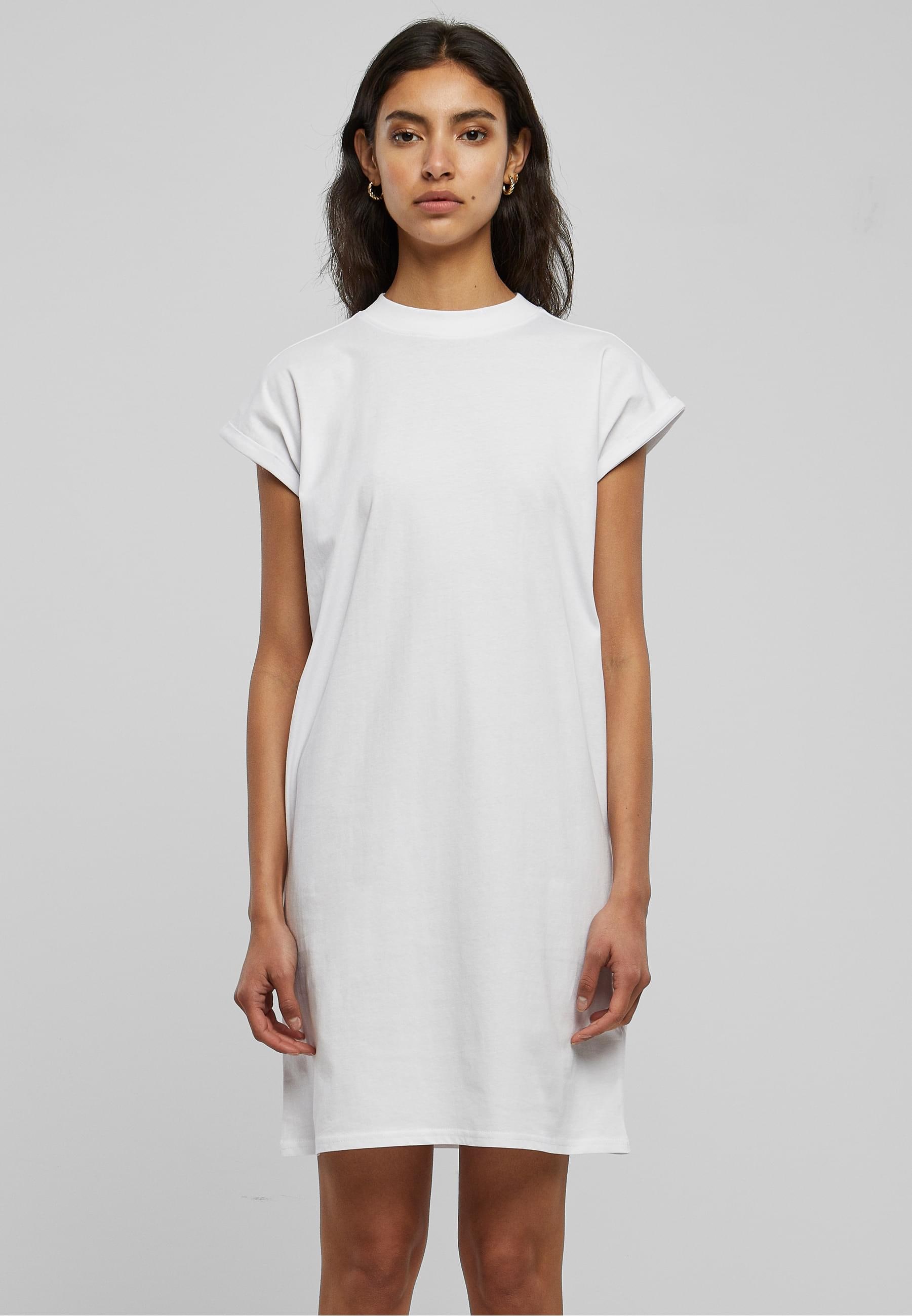 URBAN CLASSICS Shirtkleid »Urban Classics Damen Ladies Turtle Extended Shoulder Dress«, (1 tlg.)