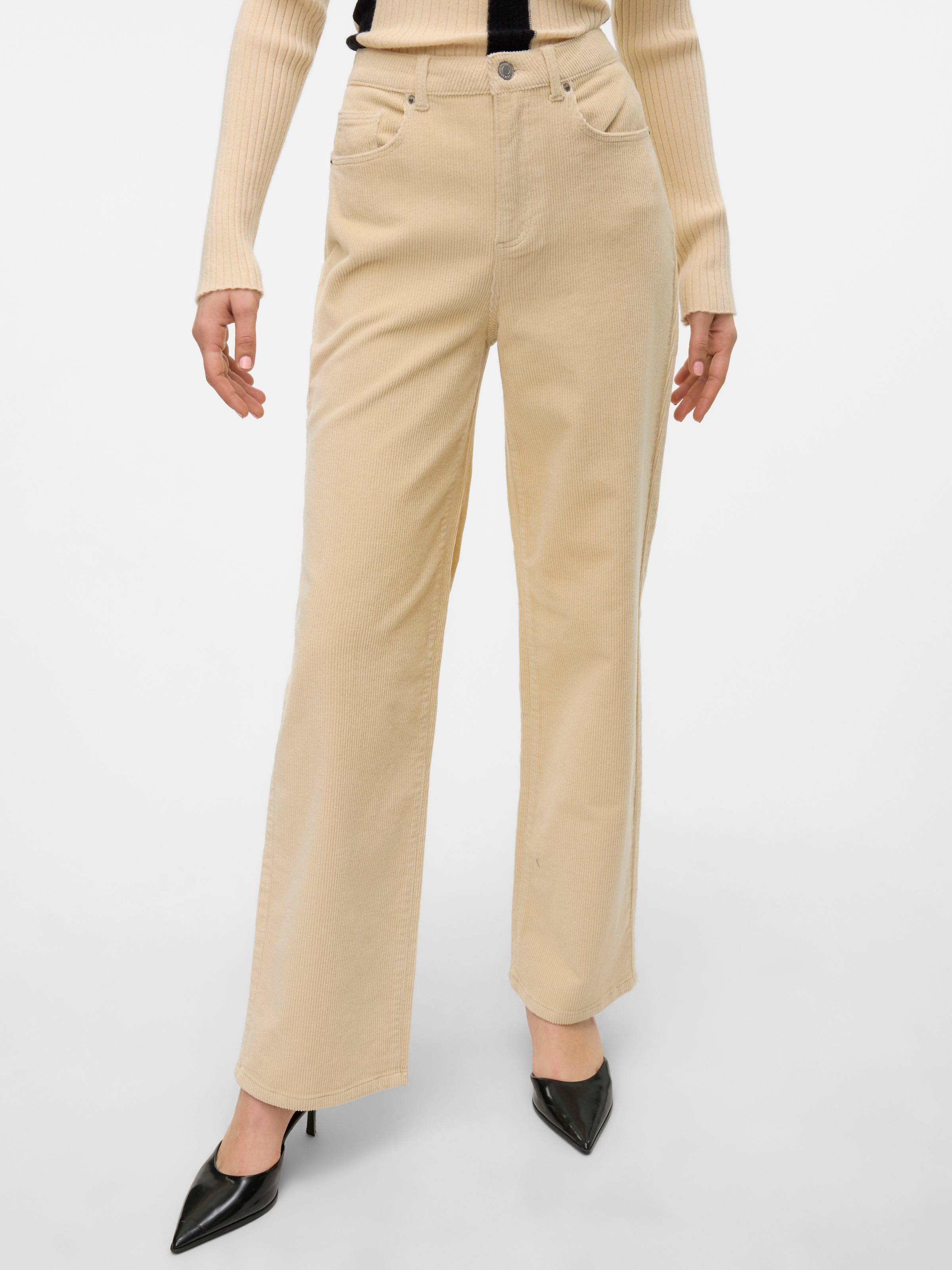 Vero Moda Cordhose "VMTESSA HR WIDE CORDUROY PANTS GA NOOS" günstig online kaufen