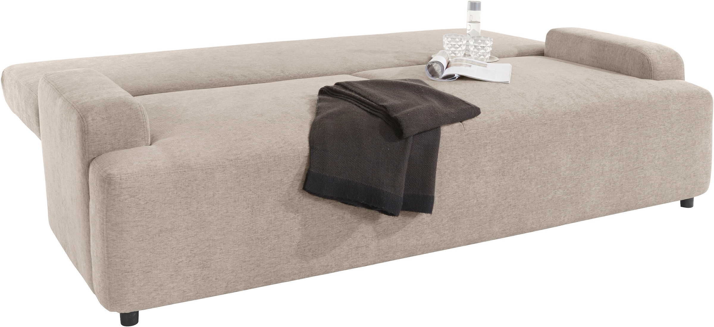andas Schlafsofa »Halbschlaf«, mit Bettfunktion und Bettkasten