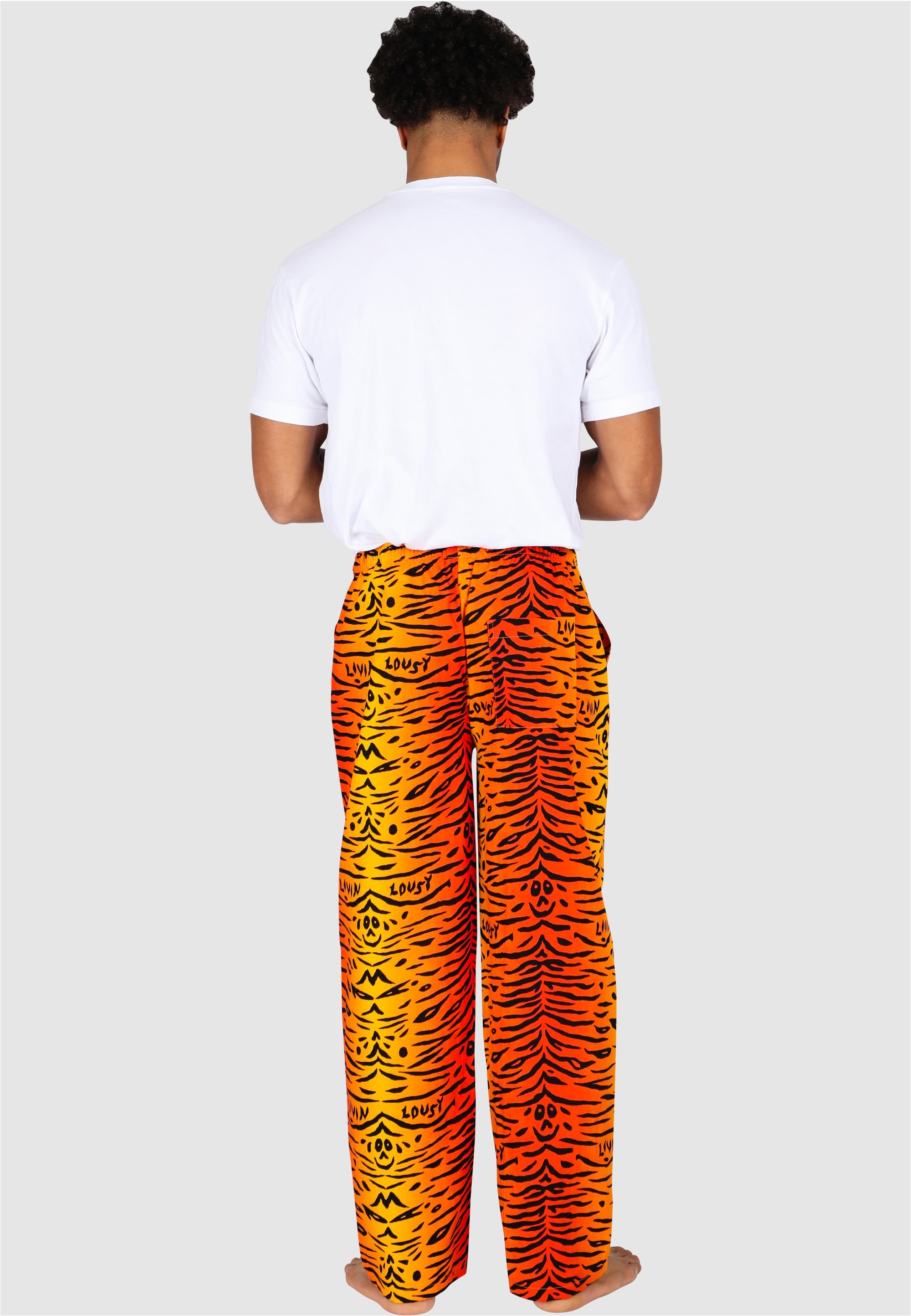Lousy Livin Schlafhose  mit trendigem Tiger-Allover-Print