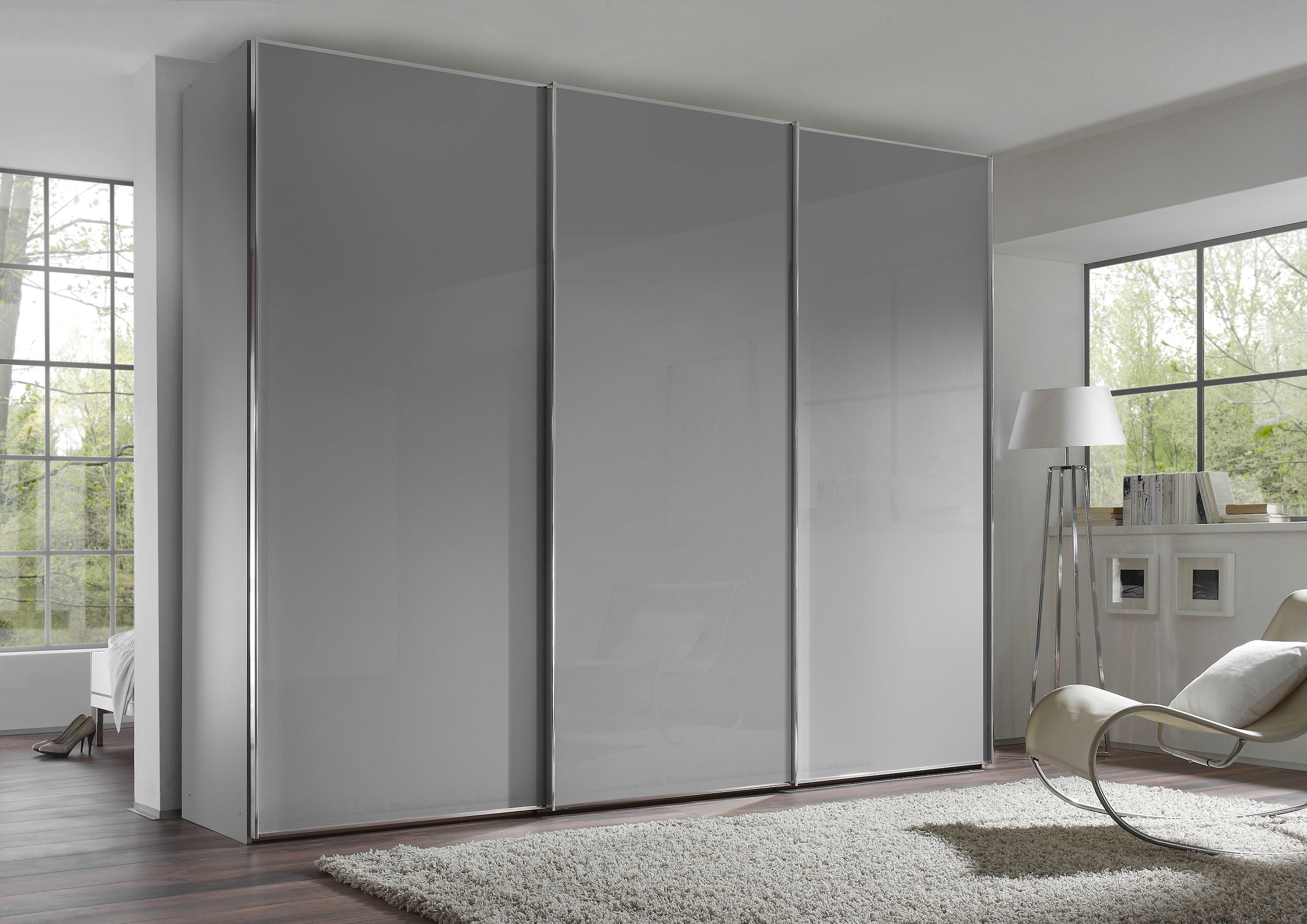 STAUD Schwebetürenschrank »Sinfonie Plus, edles Design in hochwertiger Qualität, Made in Germany«, Mit vier verschiedenen Ausstattungsvarianten