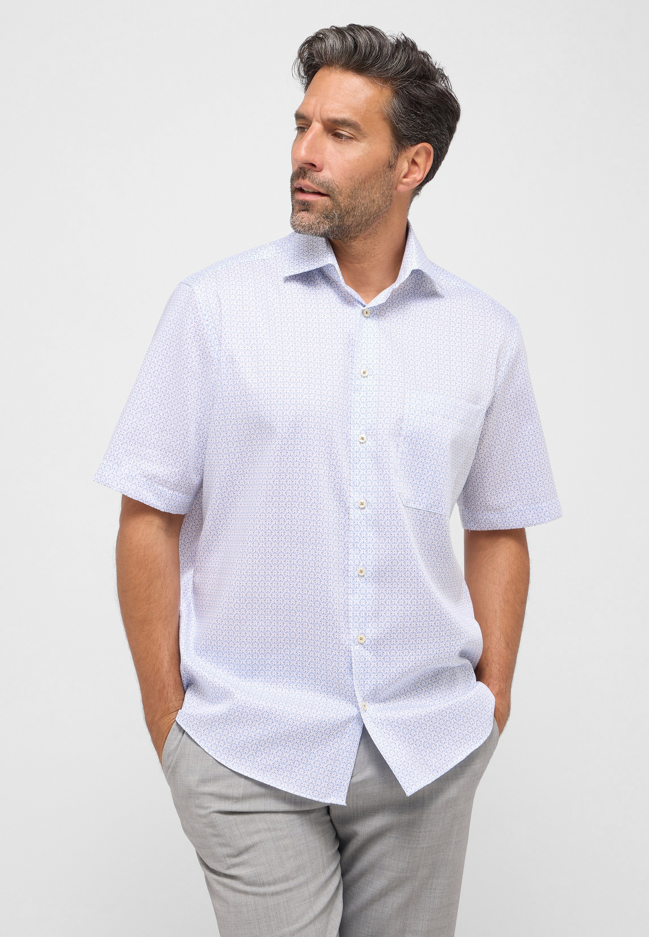 Eterna Kurzarmhemd "COMFORT FIT", NON IRON (bügelfrei) günstig online kaufen