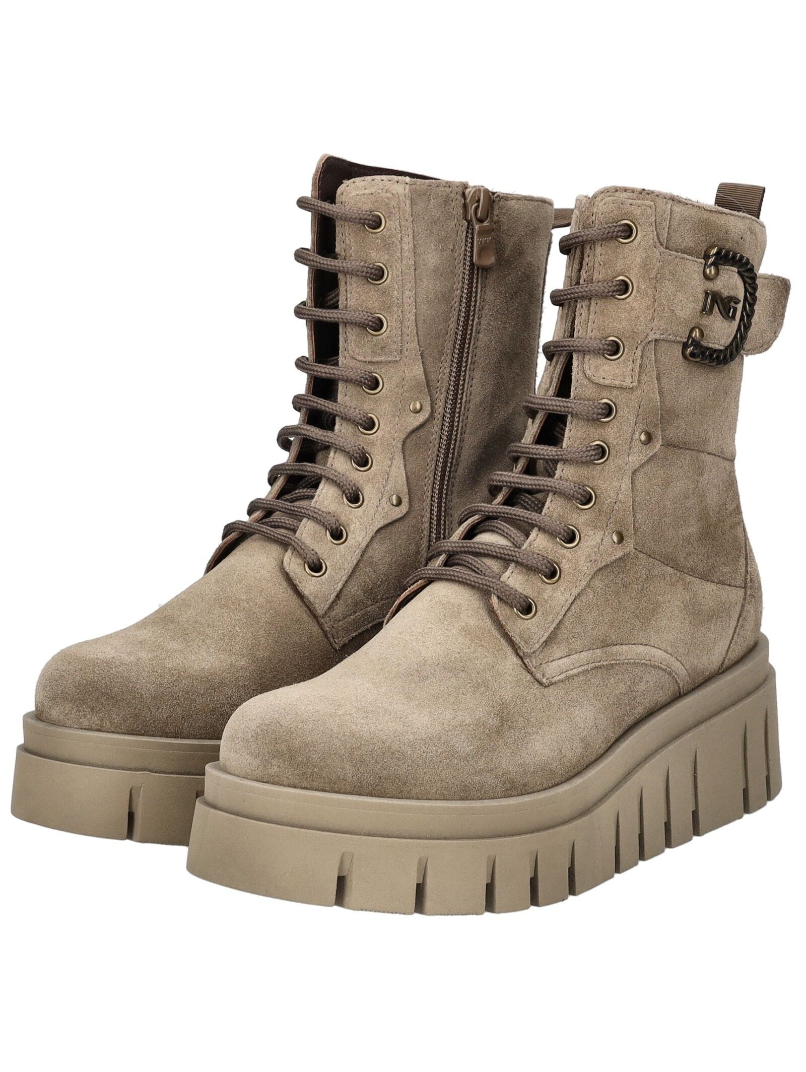 Nero Giardini Schnürstiefelette »Nero Giardini Stiefelette Veloursleder«