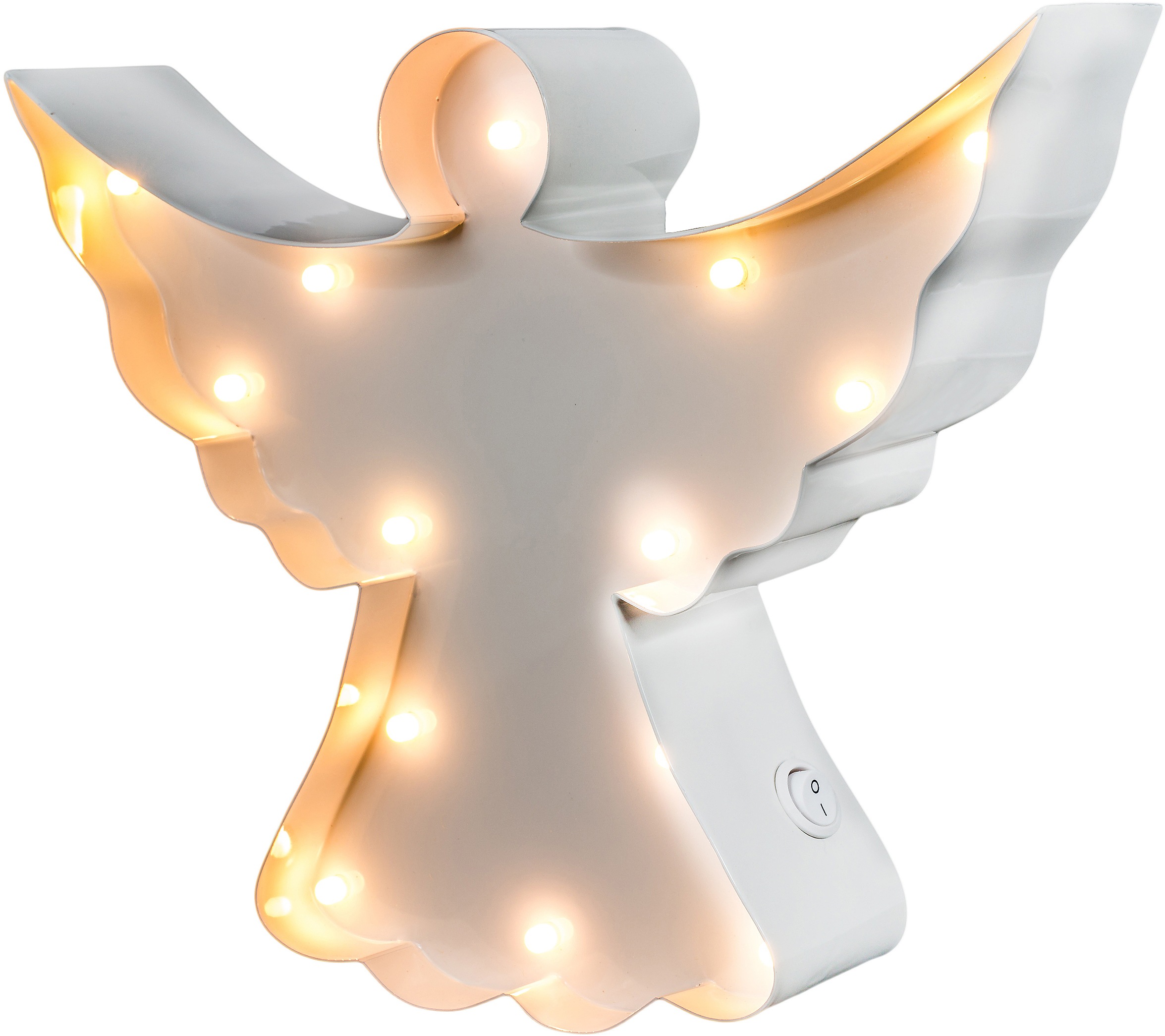 flammig-flammig, LIGHTS Wandlampe, LEDs 23x19 Angel Tischlampe - »Angel«, LED 14 Dekolicht 14 mit MARQUEE BAUR festverbauten | cm